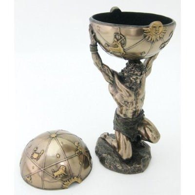 12.59 Inches Atlas Statue