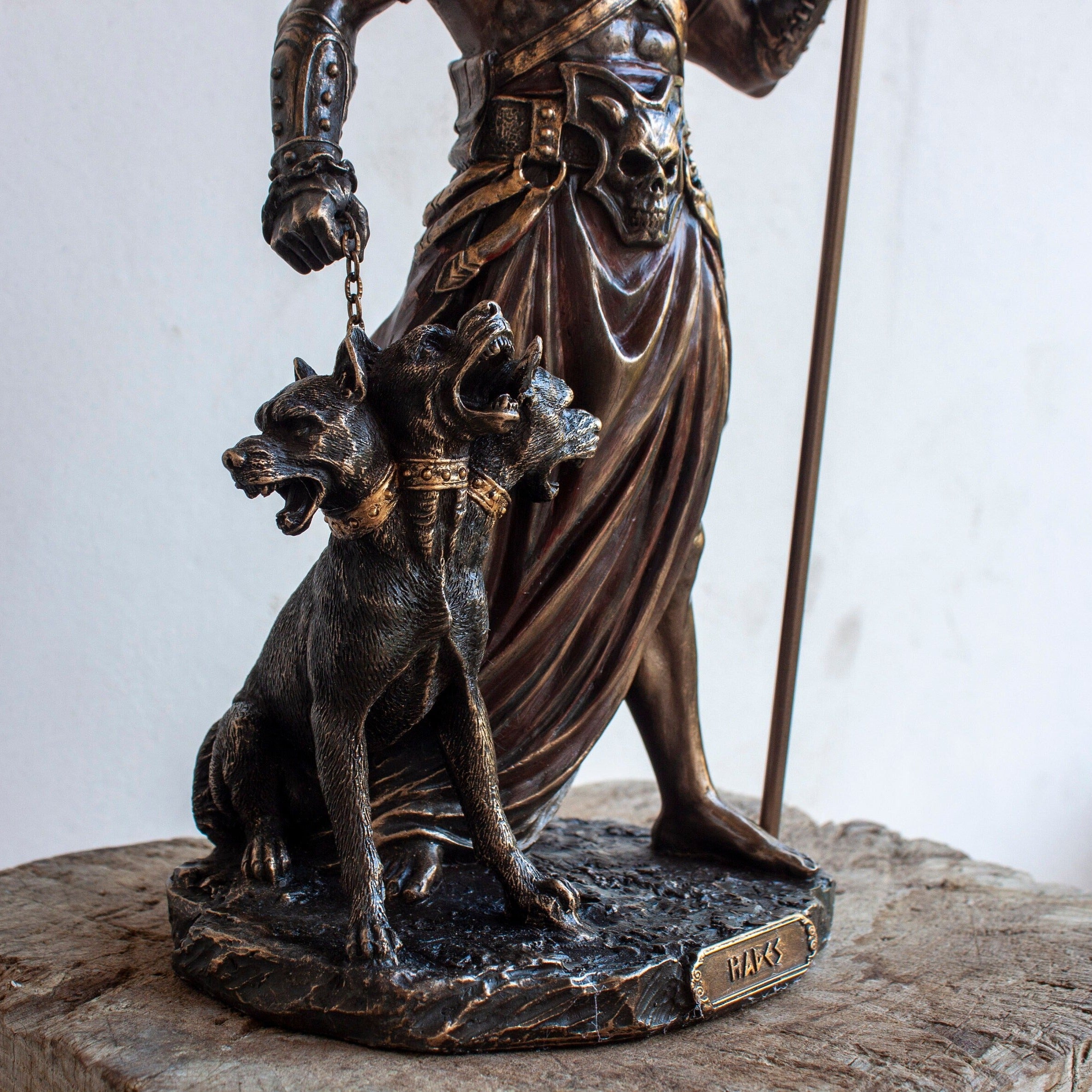 Hades with Cerberus Statue
