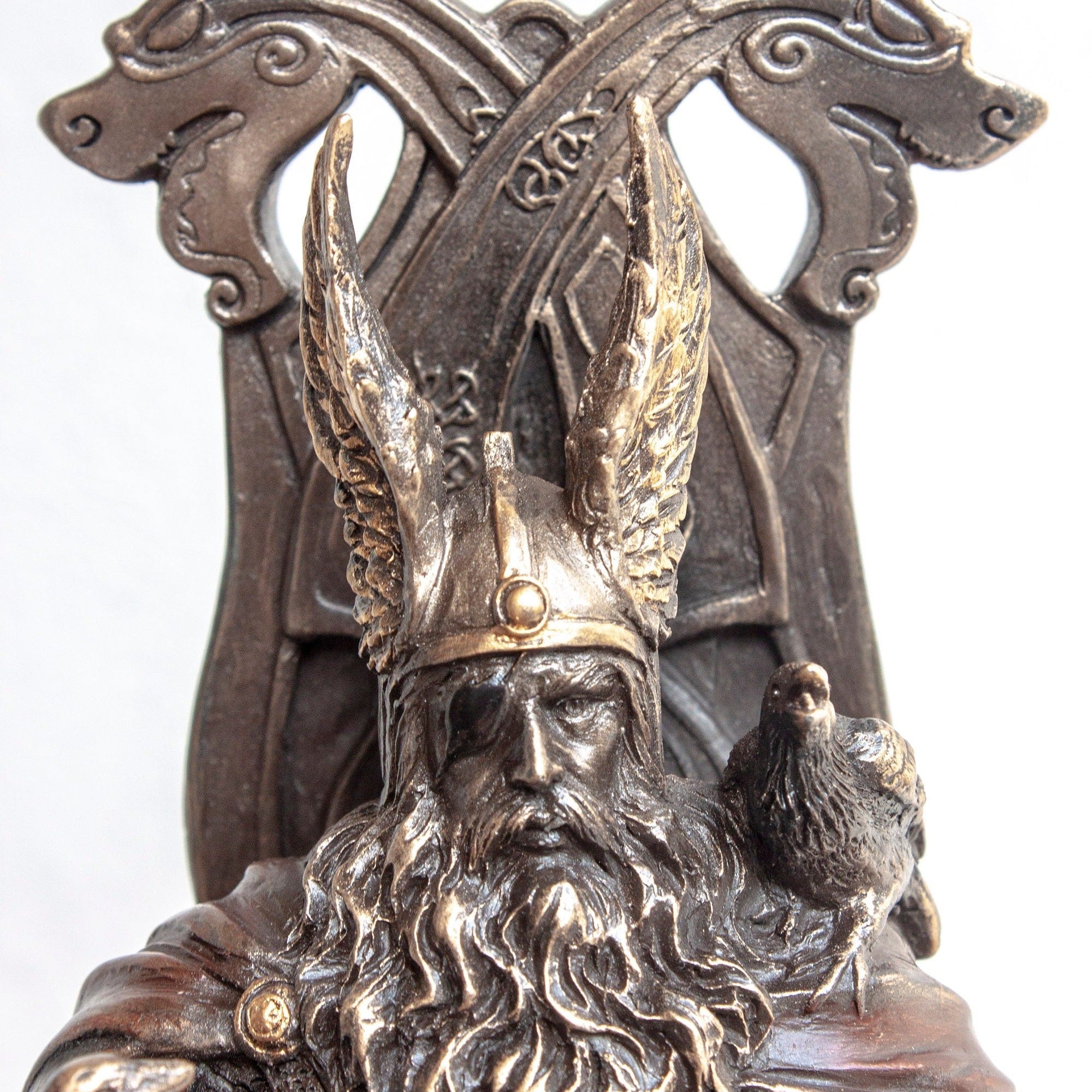 Odin Statue Figurine, Norse God on Throne - Veronese Design