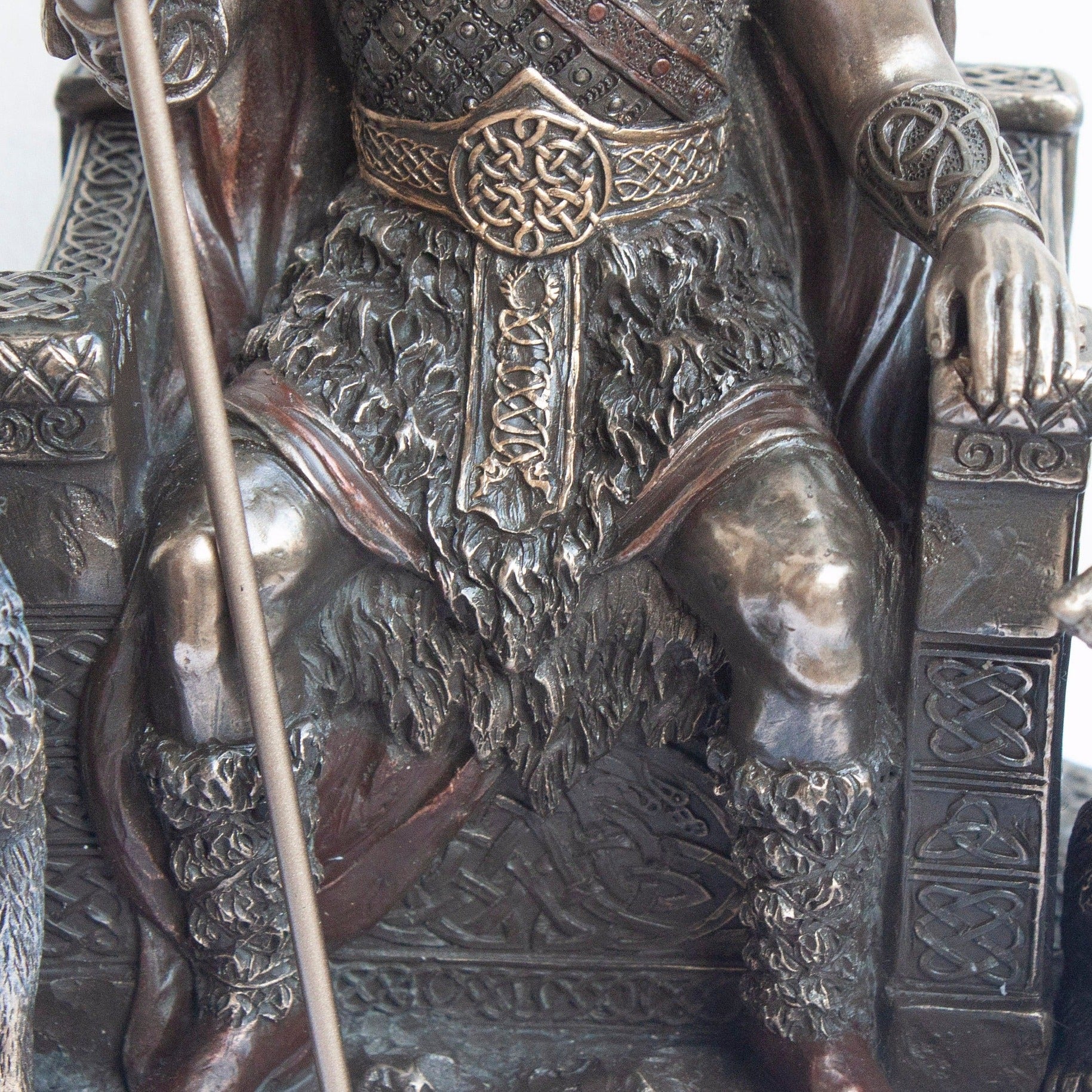 Odin Statue Figurine, Norse God on Throne - Veronese Design