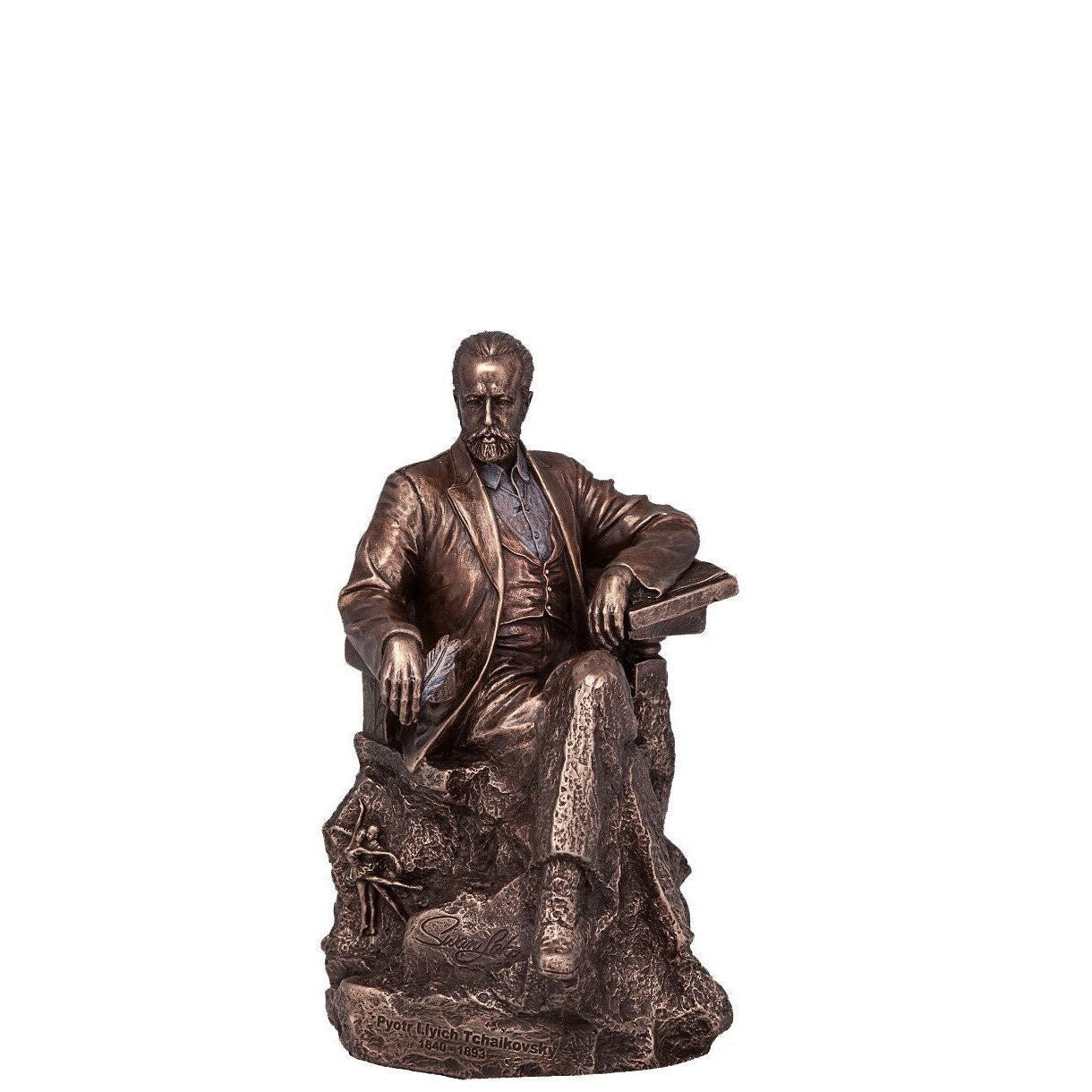 Bronzed Tchaikovsky Statue Figurine