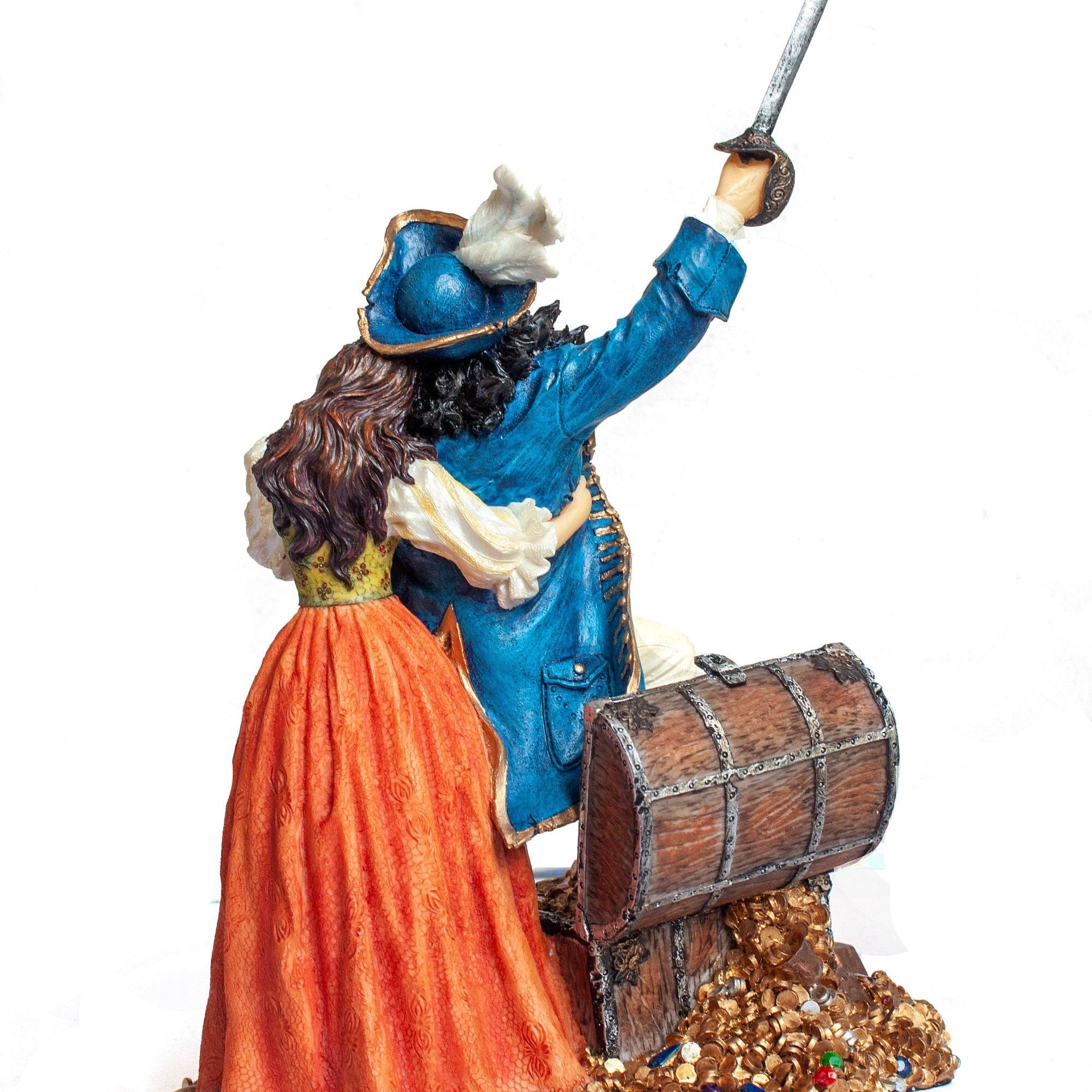 Pirate with Treasure Figurine, Veronese Design