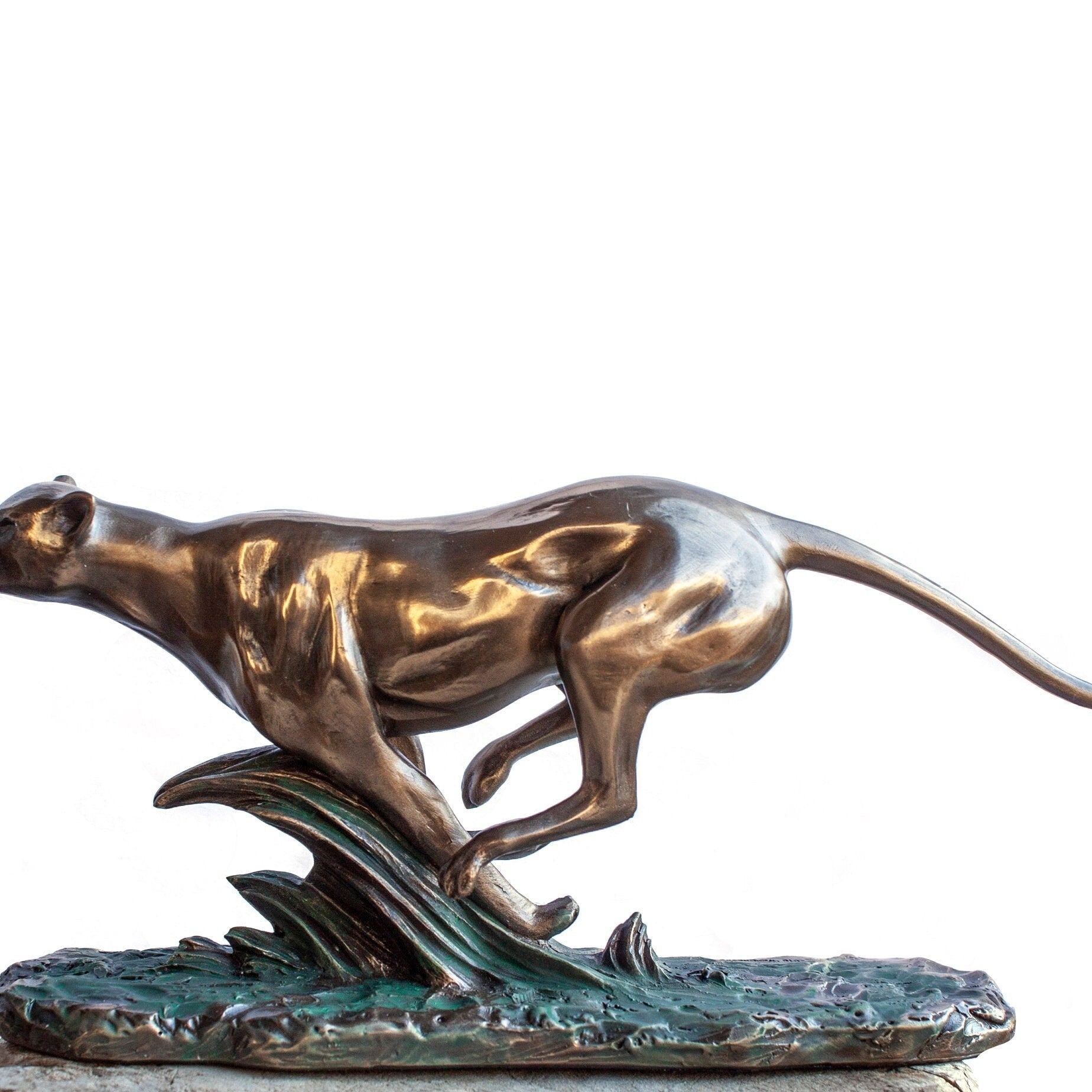 Running Panther Statue