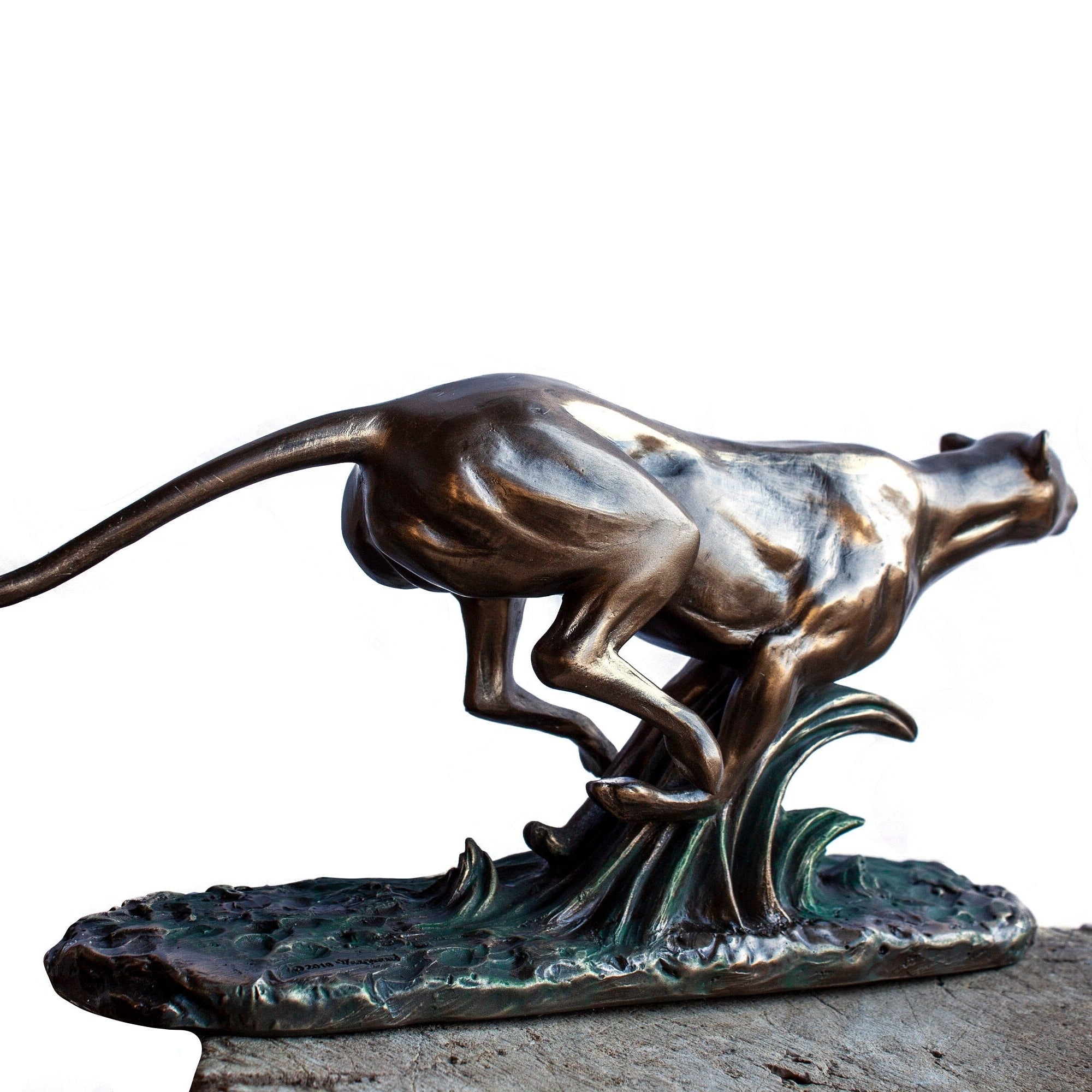 Running Panther Statue