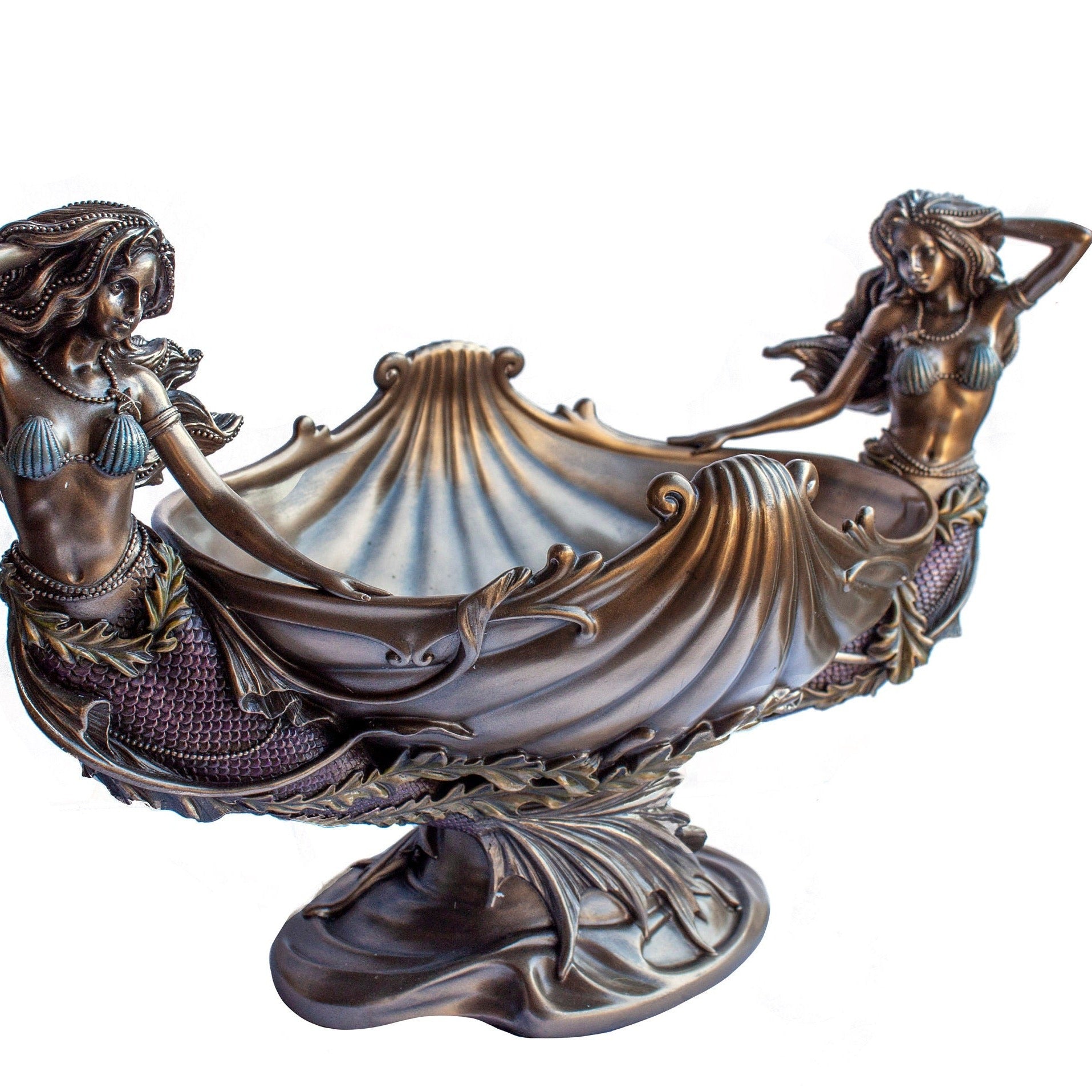 Art Nouveau Bowl with Mermaids.