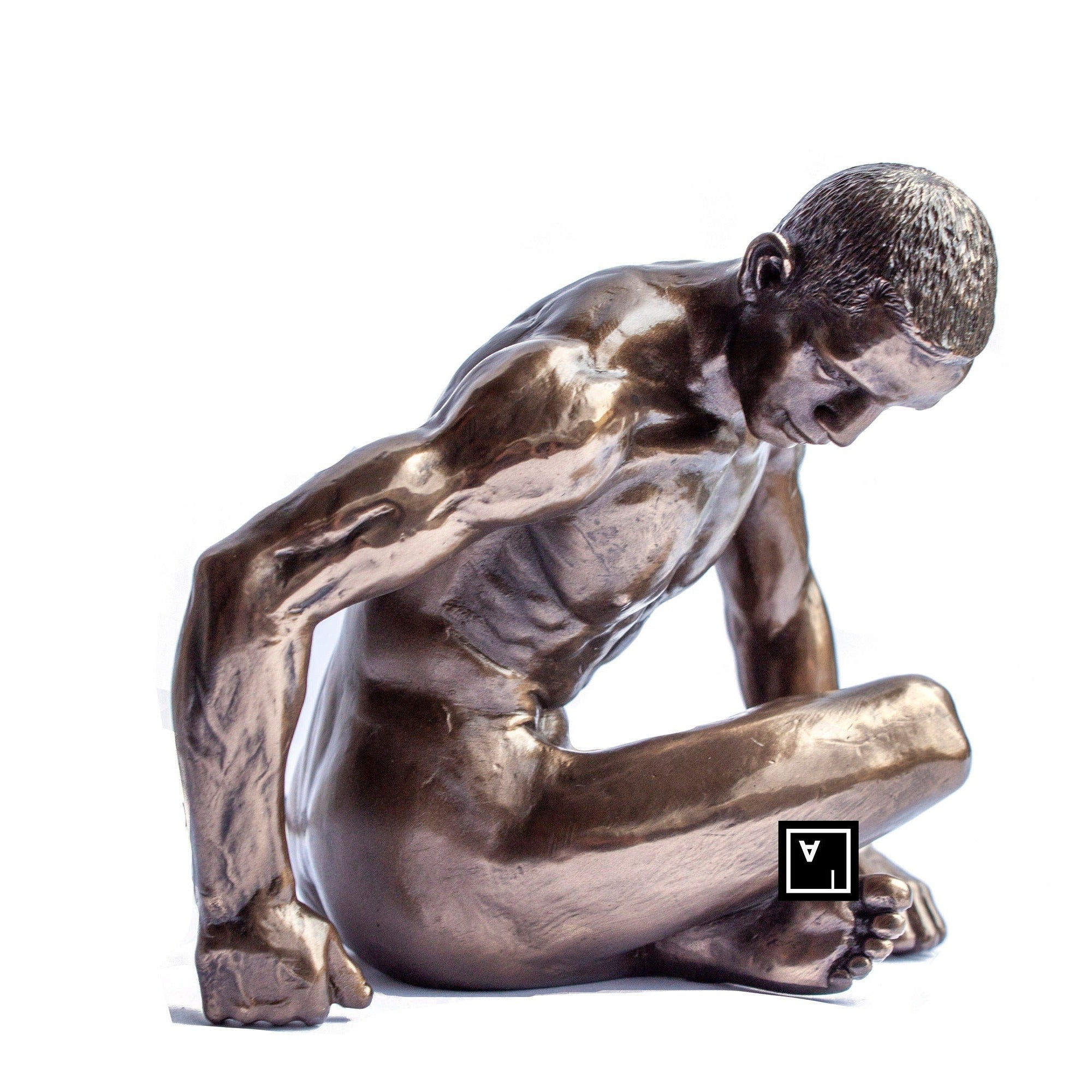 Male Nude Statue.Male Figurine