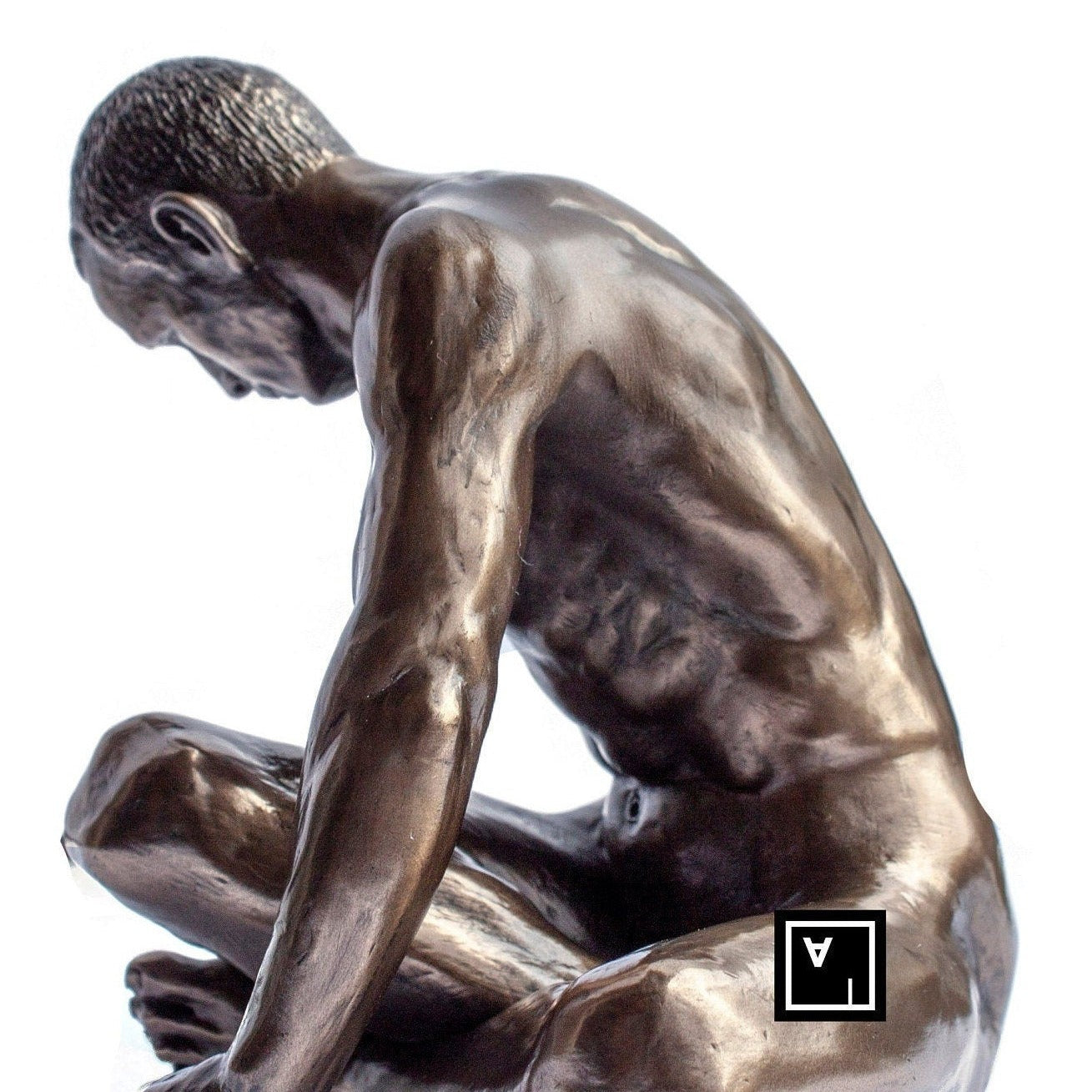 Male Nude Statue.Male Figurine