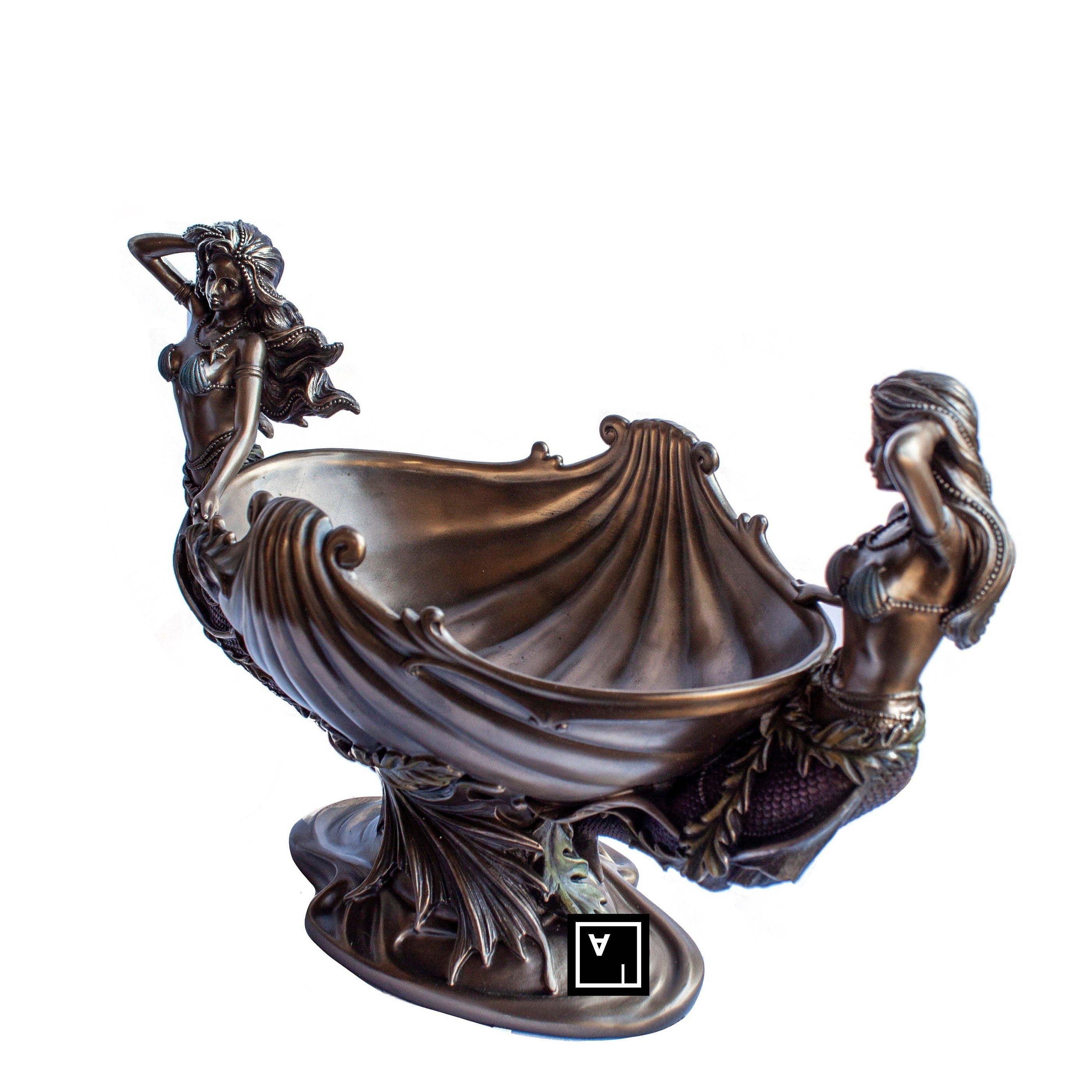 Art Nouveau Bowl with Mermaids.