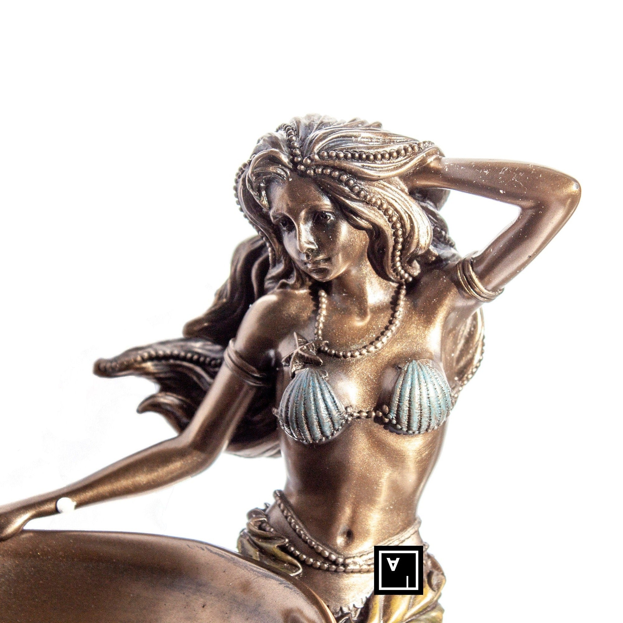 Art Nouveau Bowl with Mermaids.