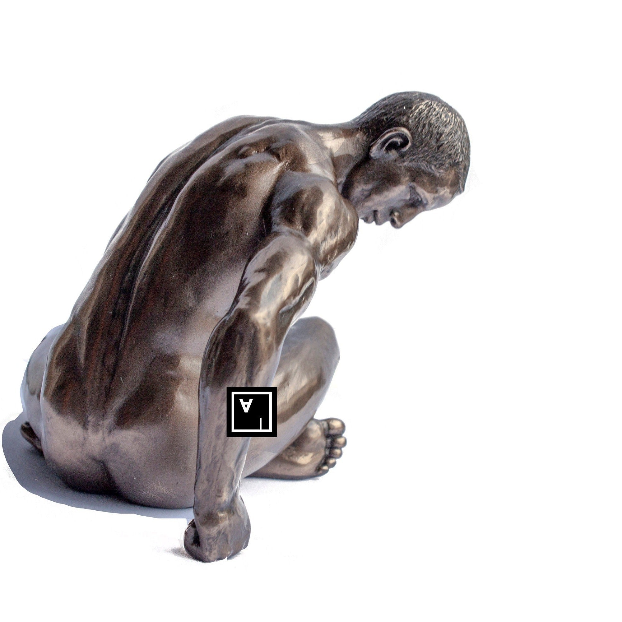 Male Nude Statue.Male Figurine
