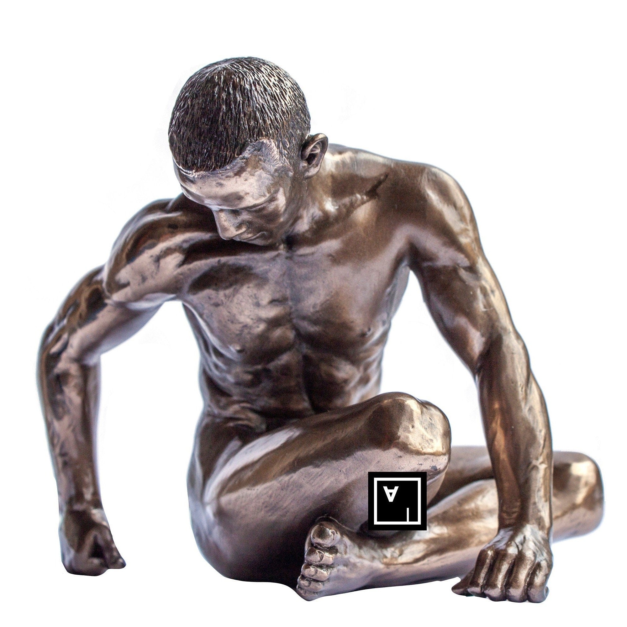 Male Nude Statue.Male Figurine