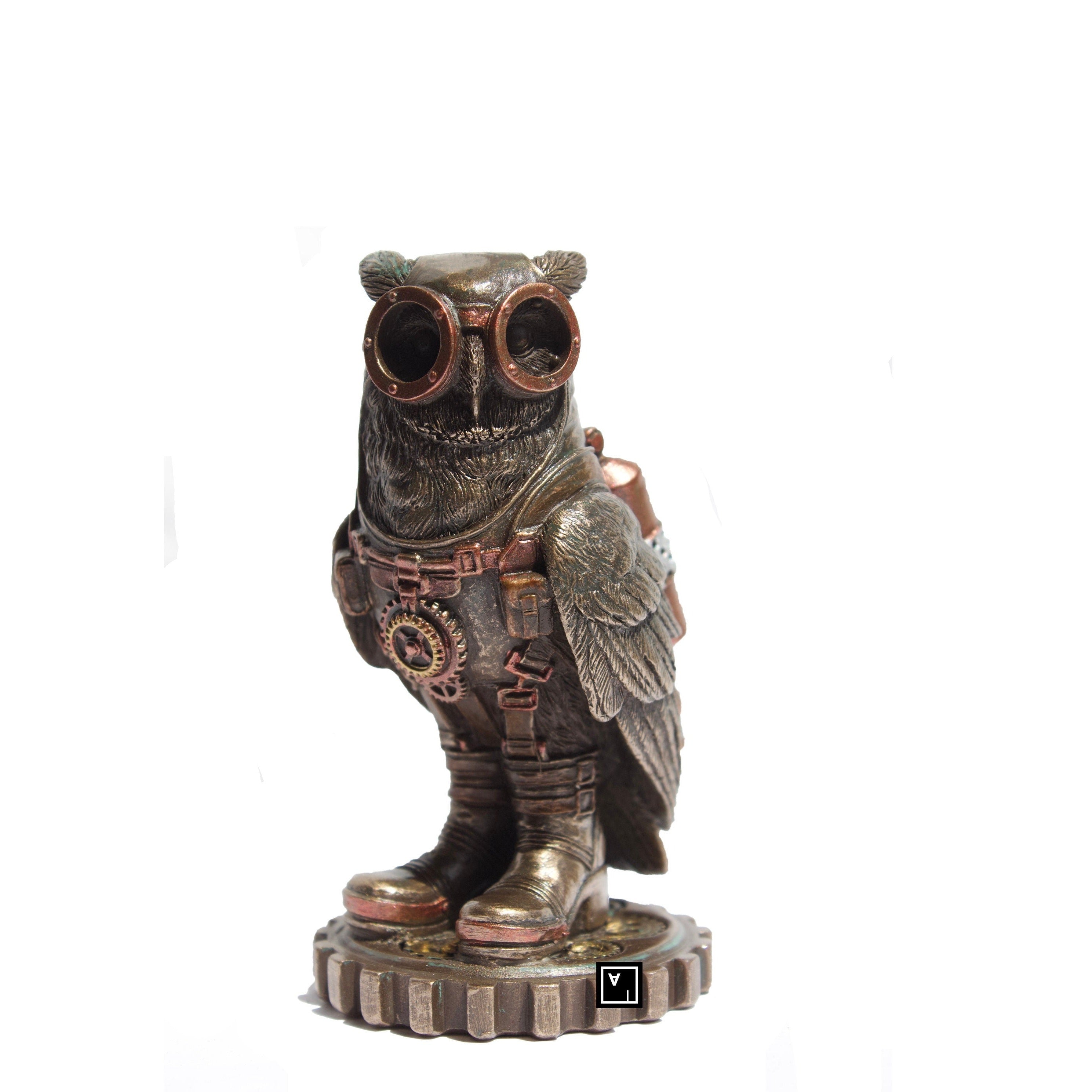 Steampunk (Small) Owl Figurine