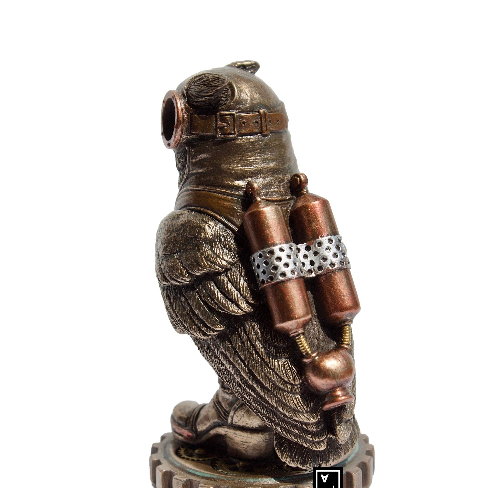 Steampunk (Small) Owl Figurine