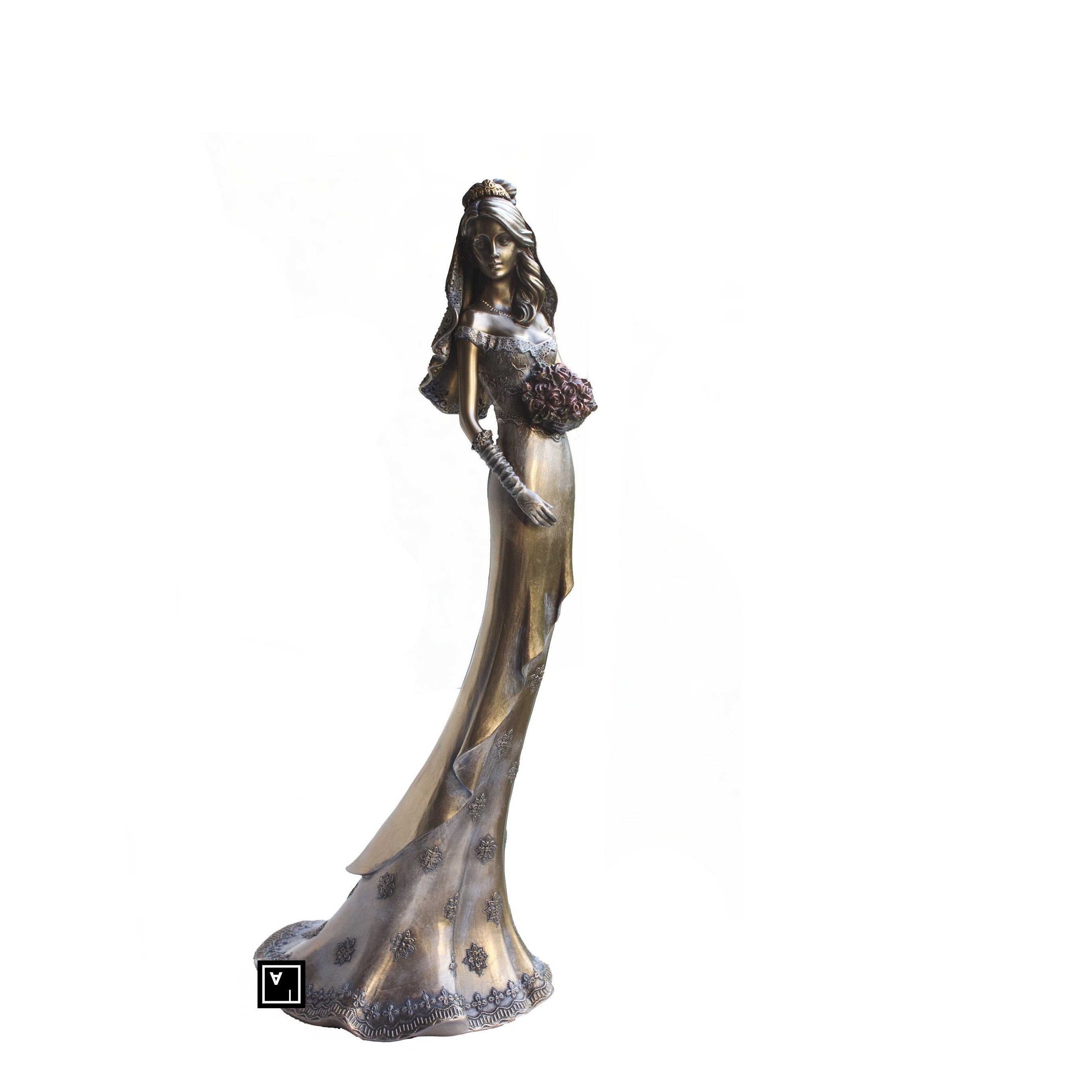 Bride Figurine with Bouquet