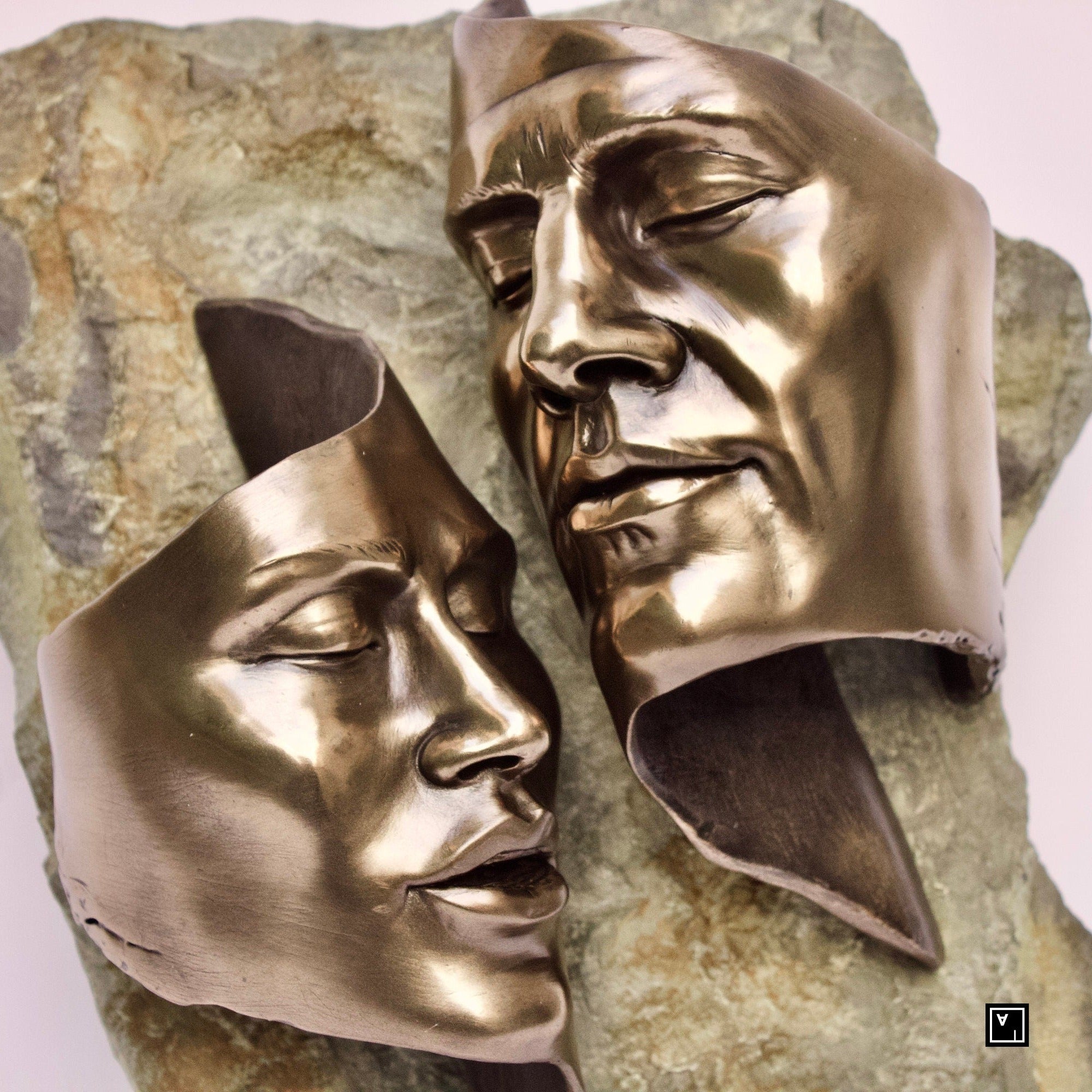 10.62 Inc Lovers Sculpture.
