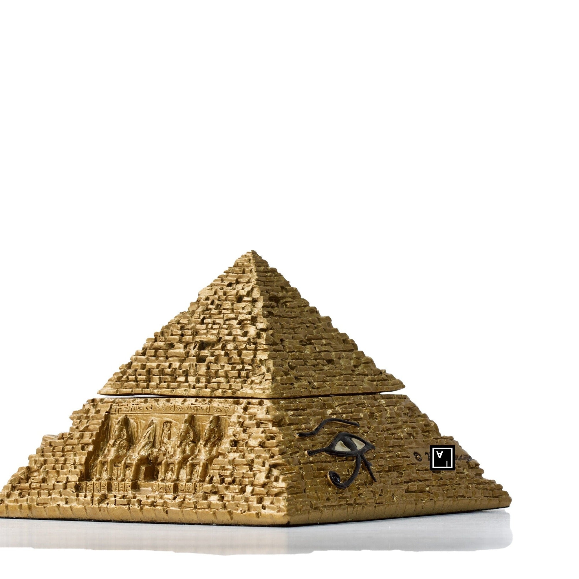 Pyramid Trinket Box: Veronese Design Bronze Finish Jewelry Box