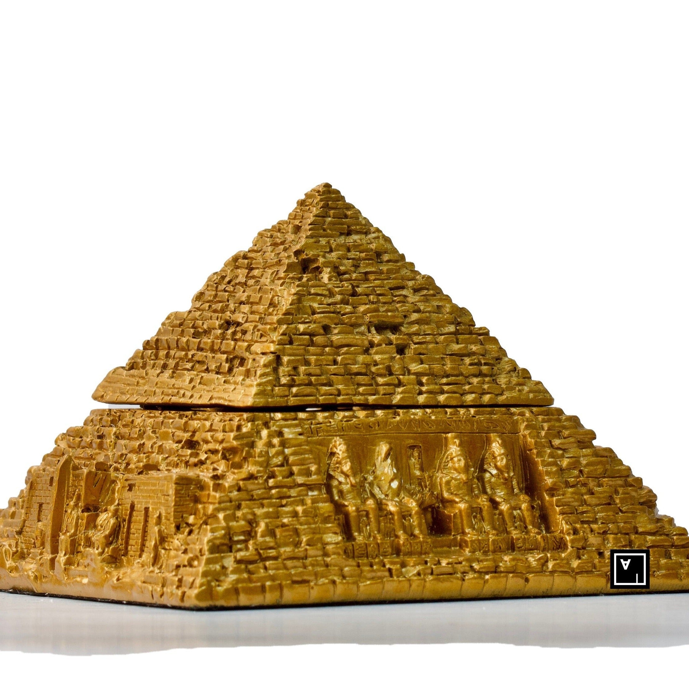 Pyramid Trinket Box: Veronese Design Bronze Finish Jewelry Box