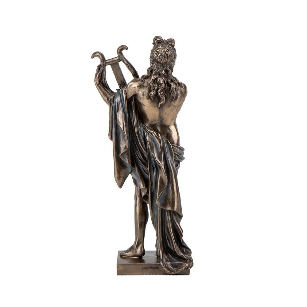 Apollo Bronze Statue: Greek God of Music, Healing, Archery (10.23 Inch)