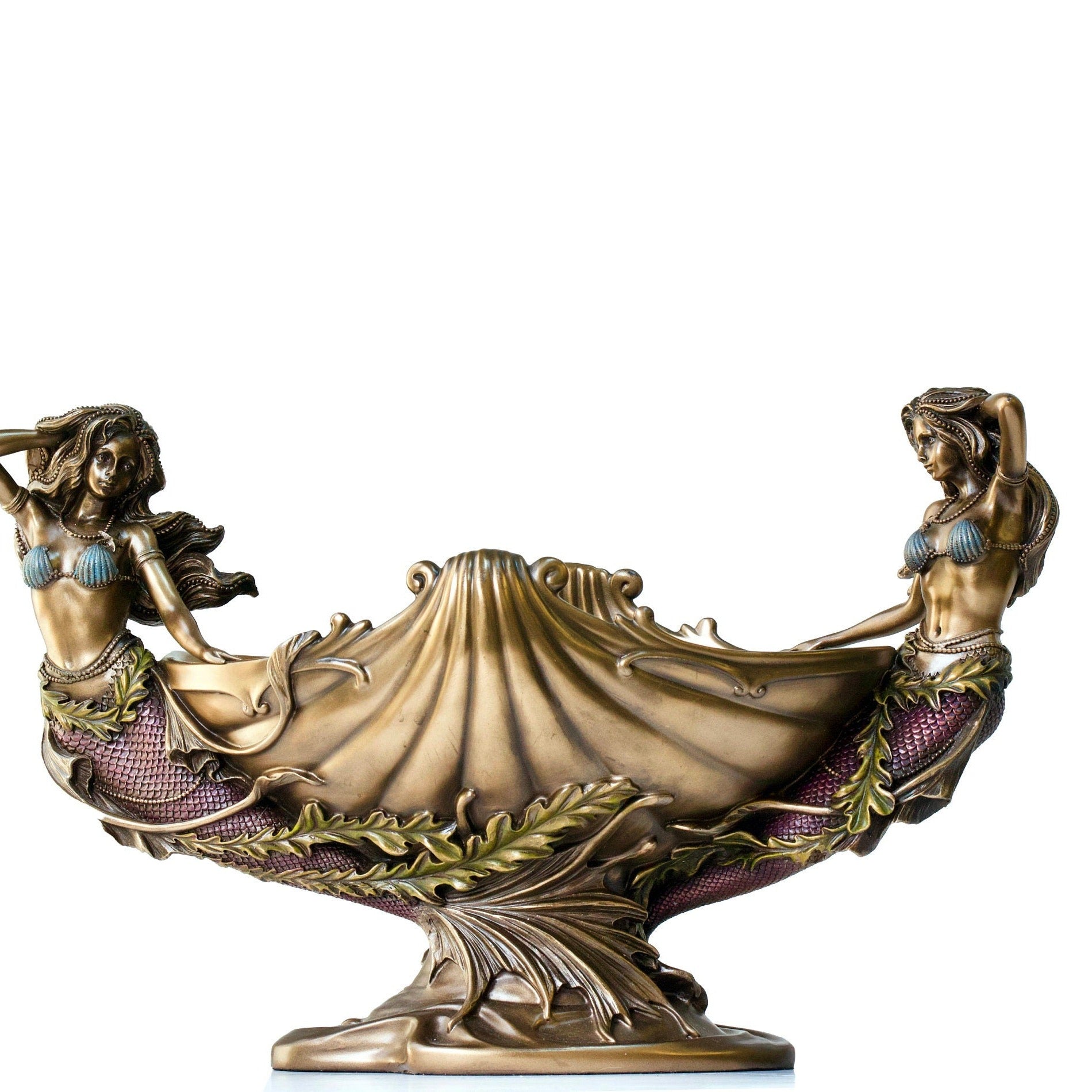 Art Nouveau Bowl with Mermaids.