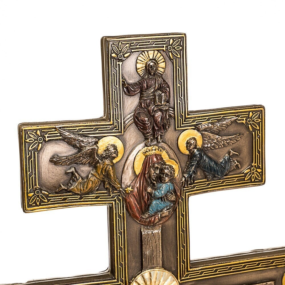 21.25 Inches Large Orthodox Style Crucifix Stand