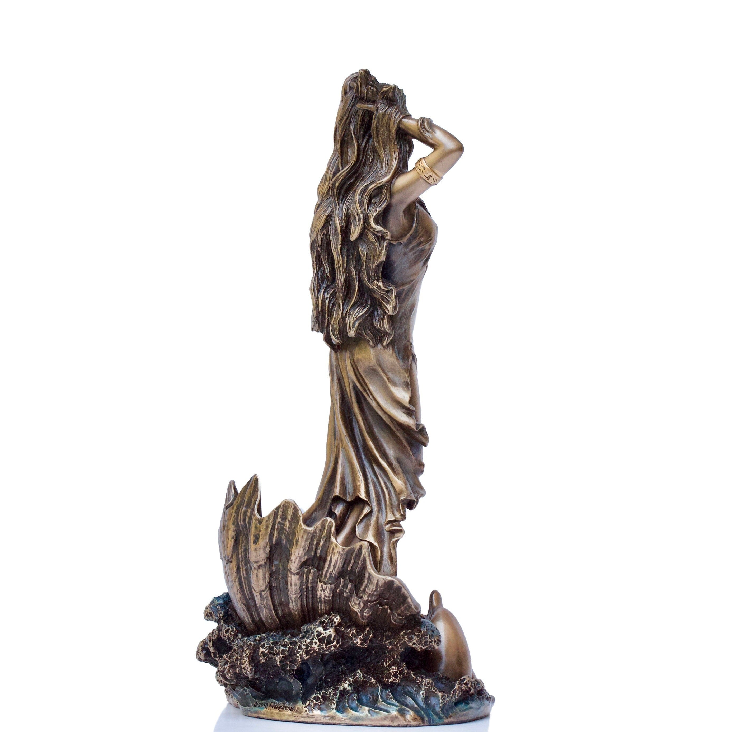 Bronze Aphrodite Figurine - Olympian Goddess of Love Sculpture