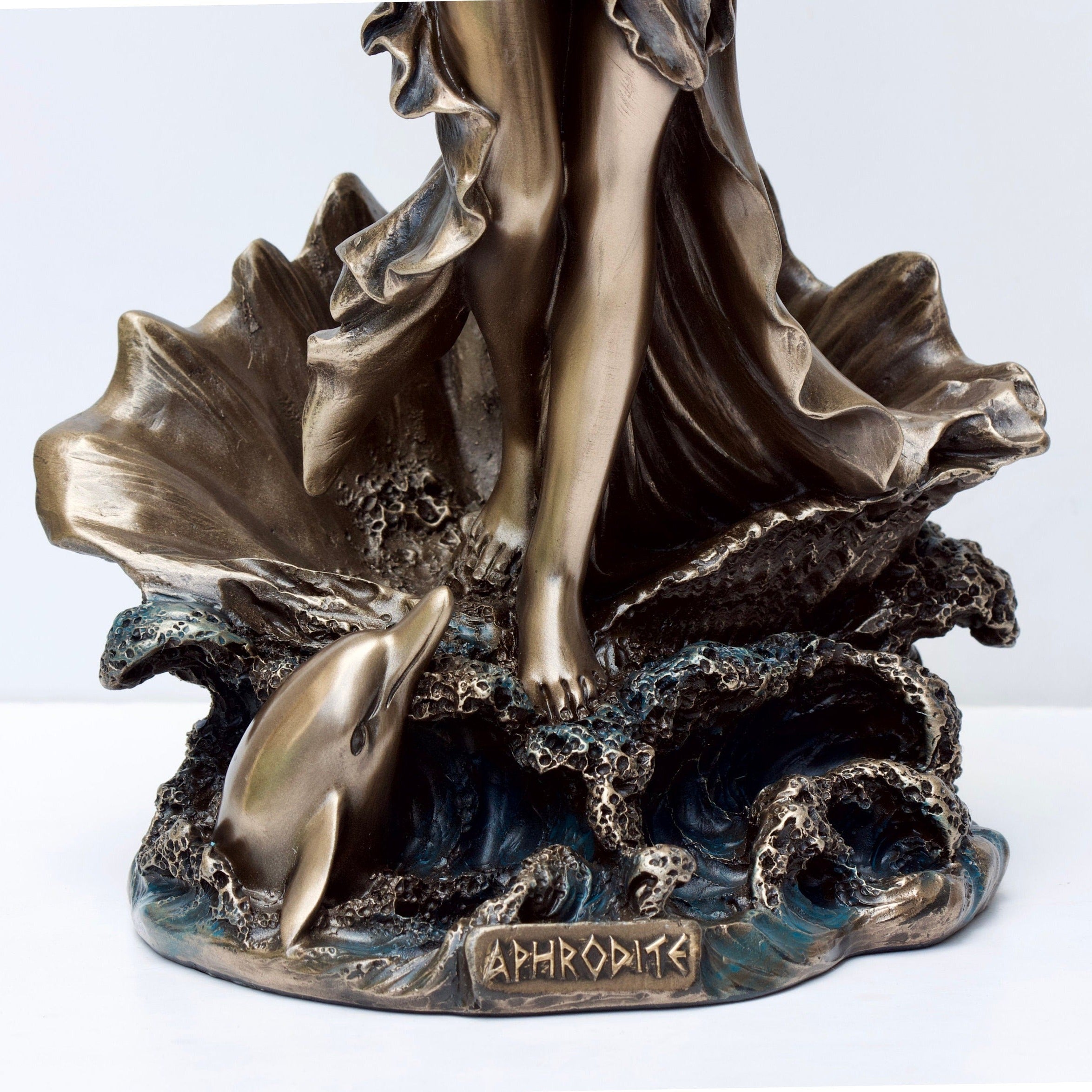 Bronze Aphrodite Figurine - Olympian Goddess of Love Sculpture