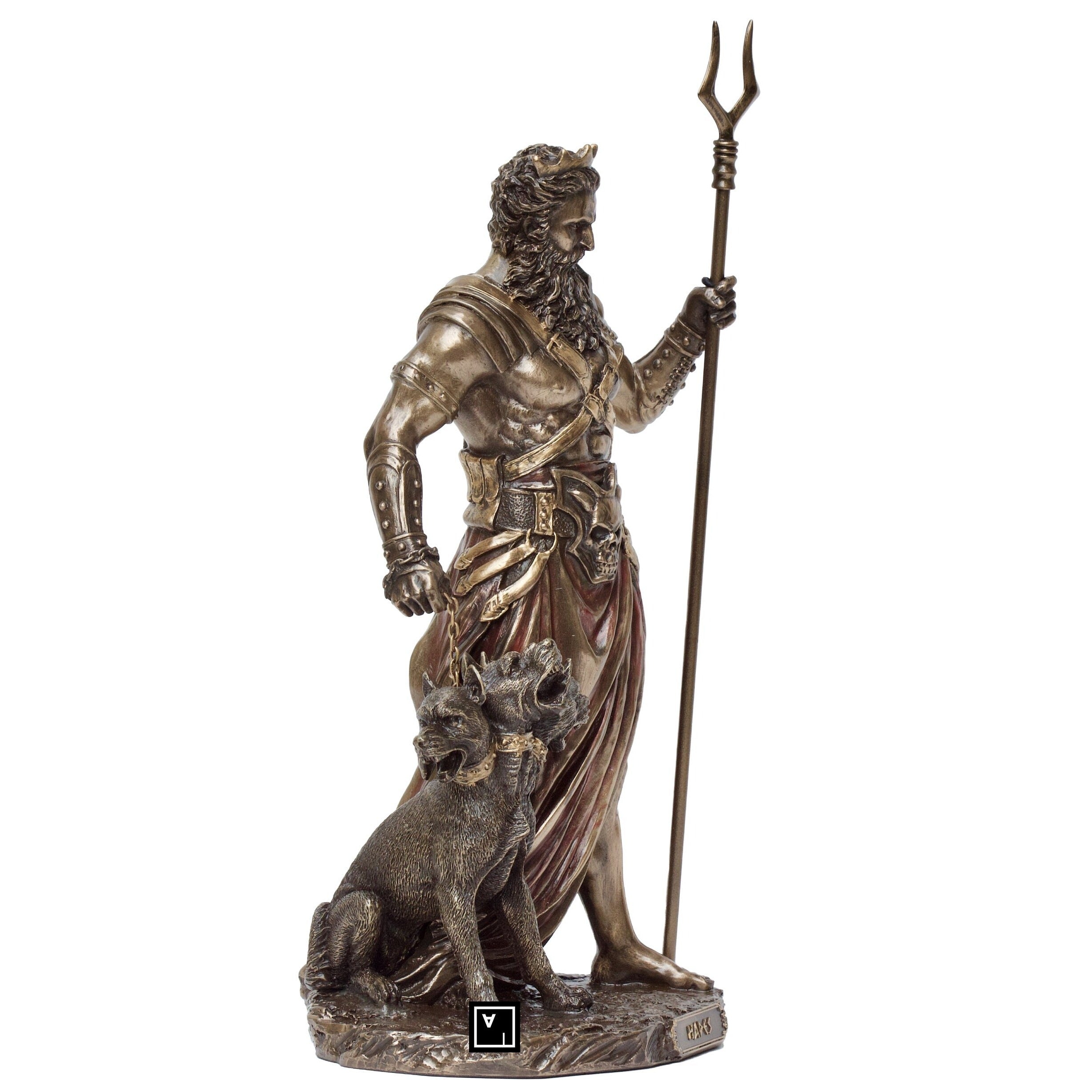 Hades with Cerberus Statue