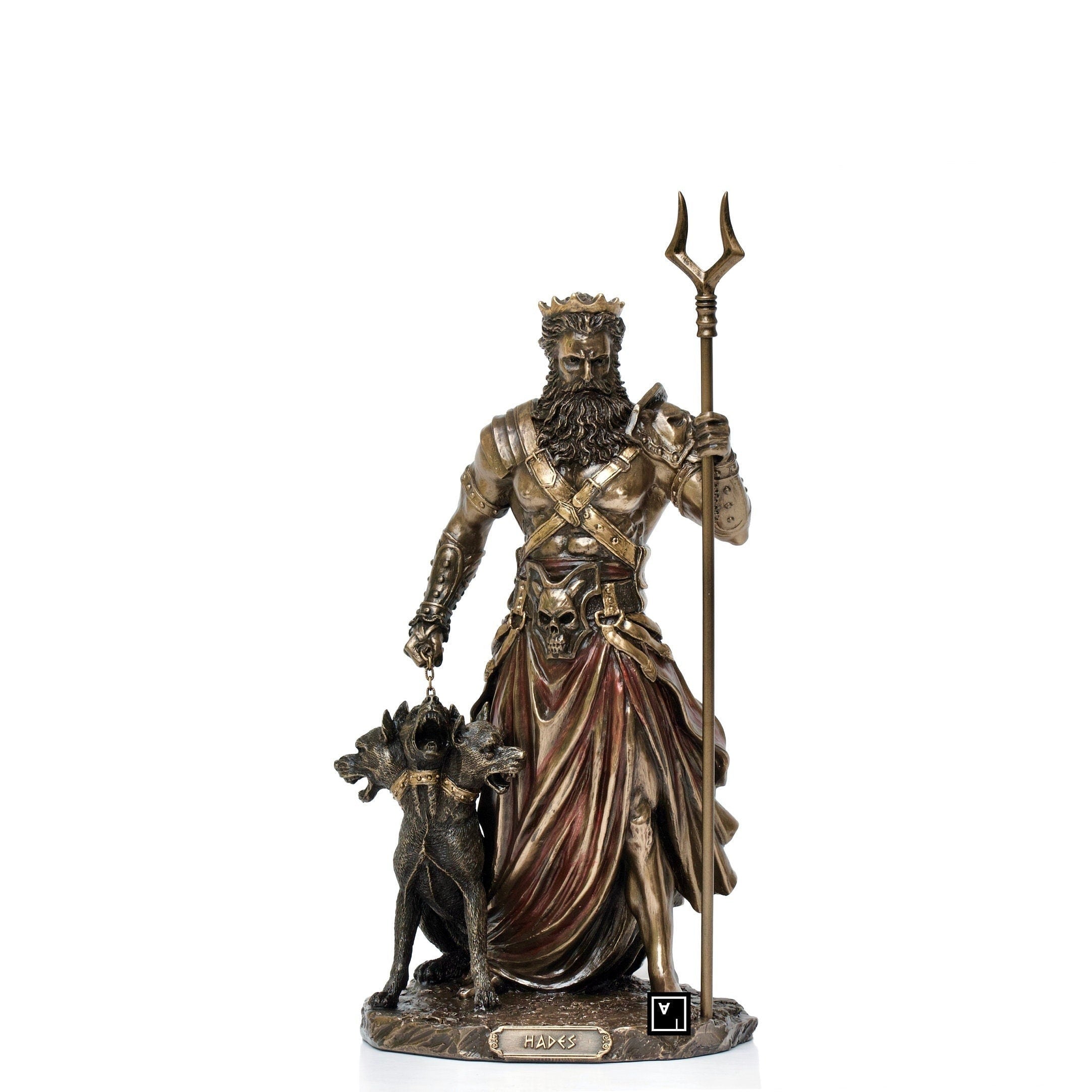 Hades with Cerberus Statue