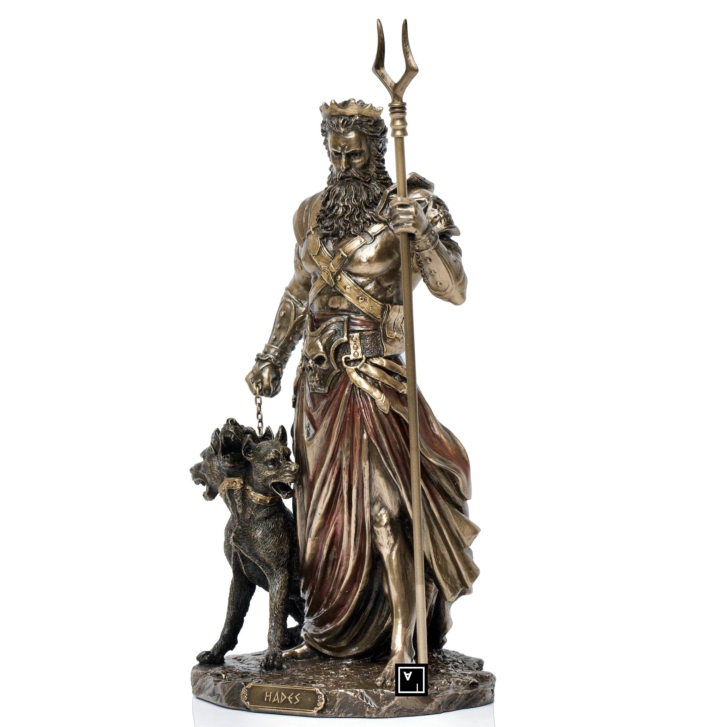 Hades with Cerberus Statue