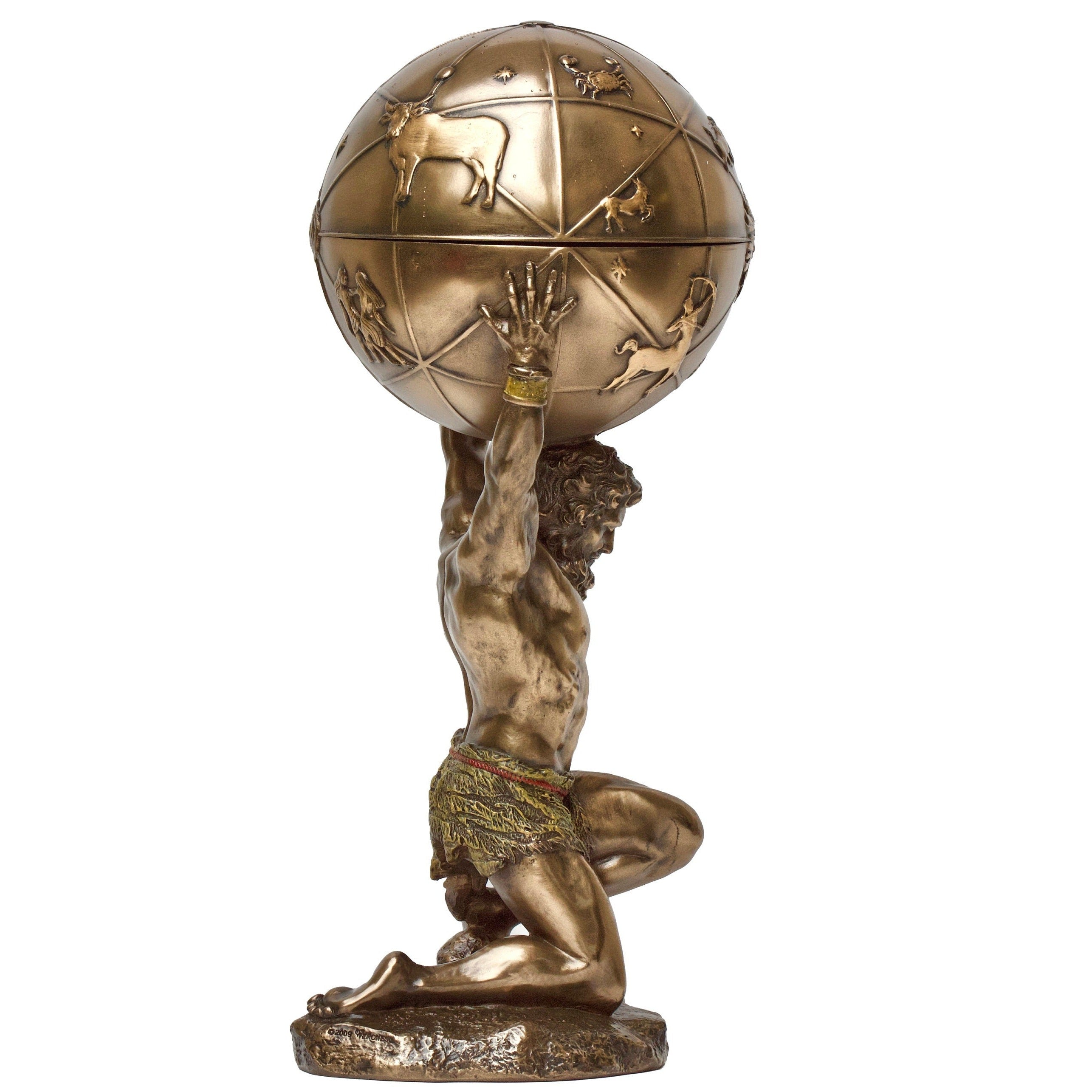 12.59 Inches Atlas Statue