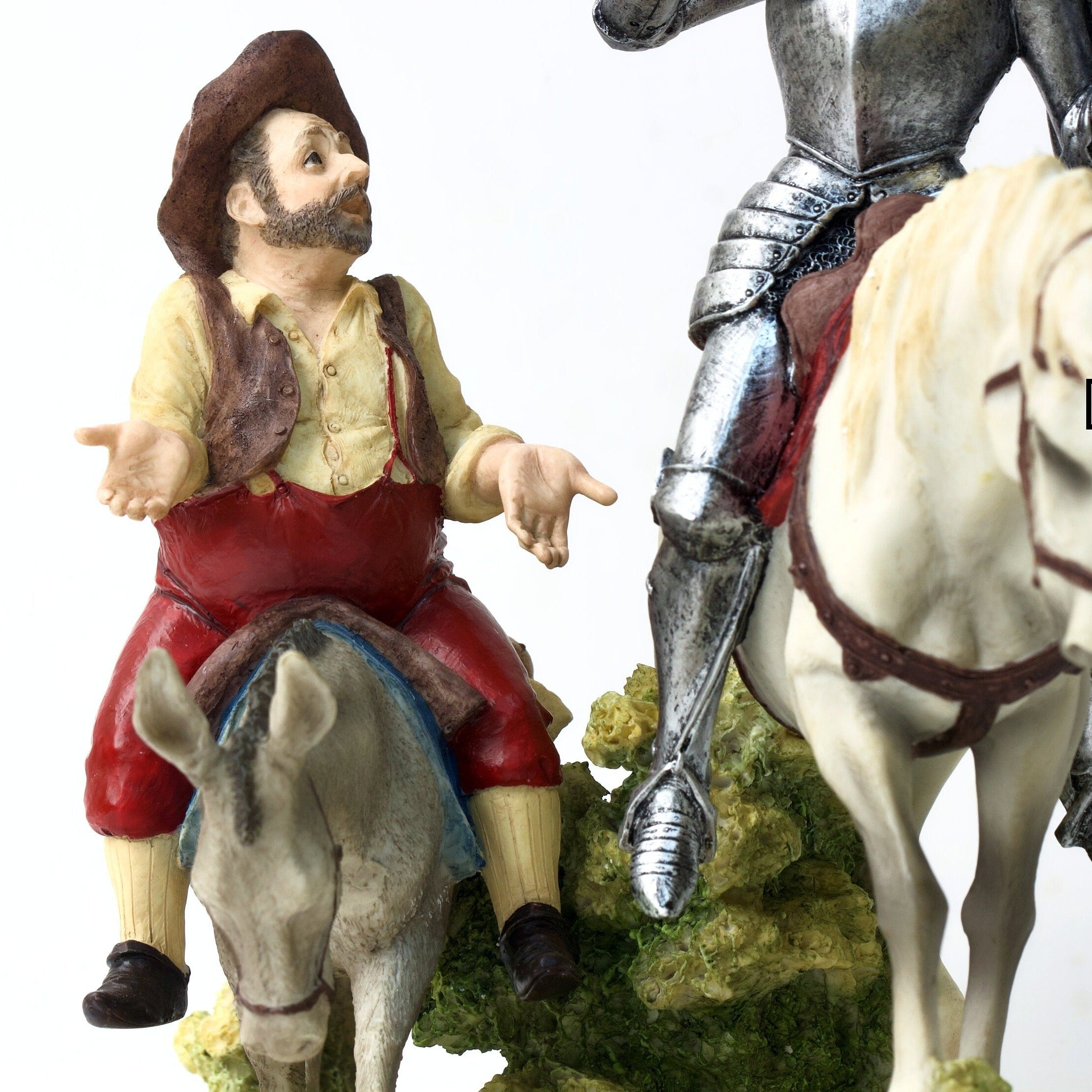Man of La Mancha Don Quixote and Sanca Panza Statue Figurine