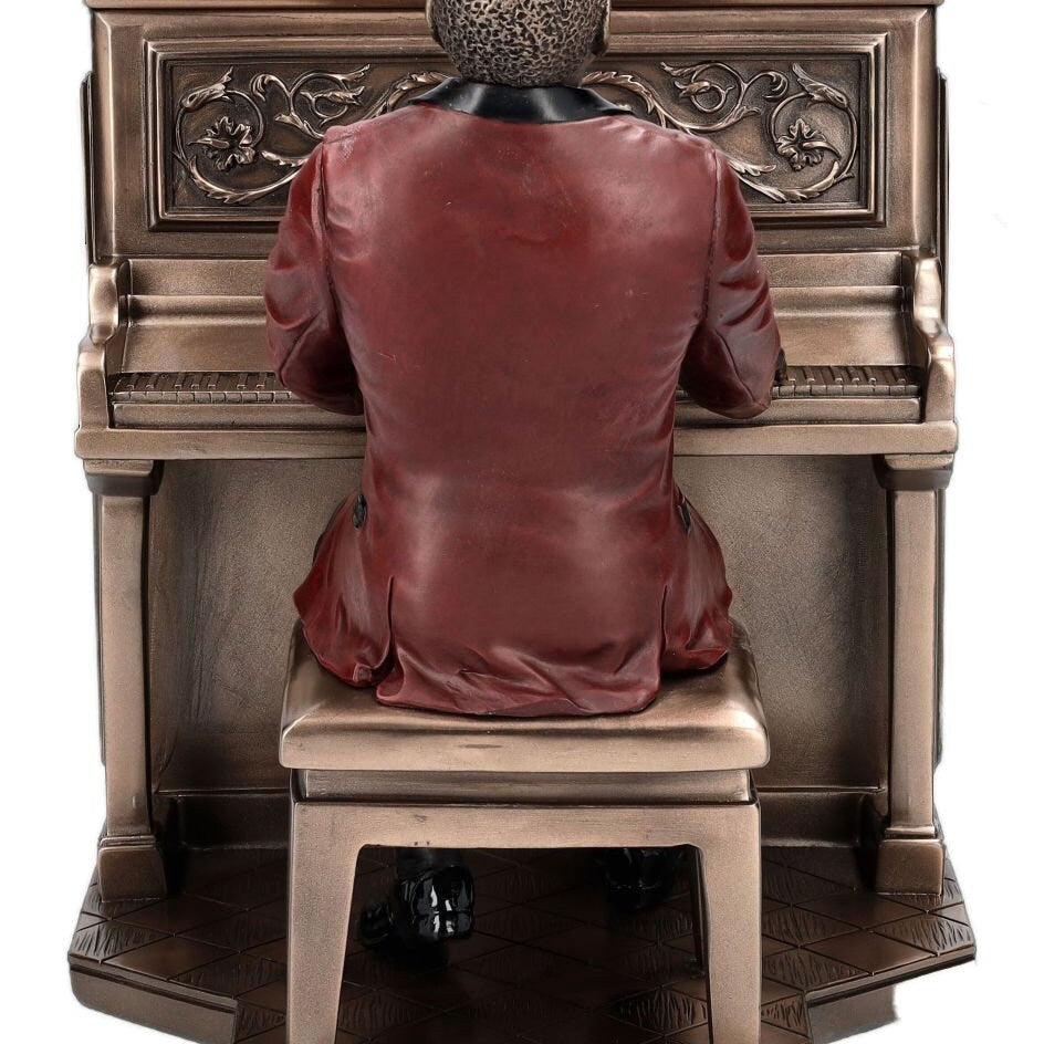 Musician Figurine. Jazz Band Pianist Statue.