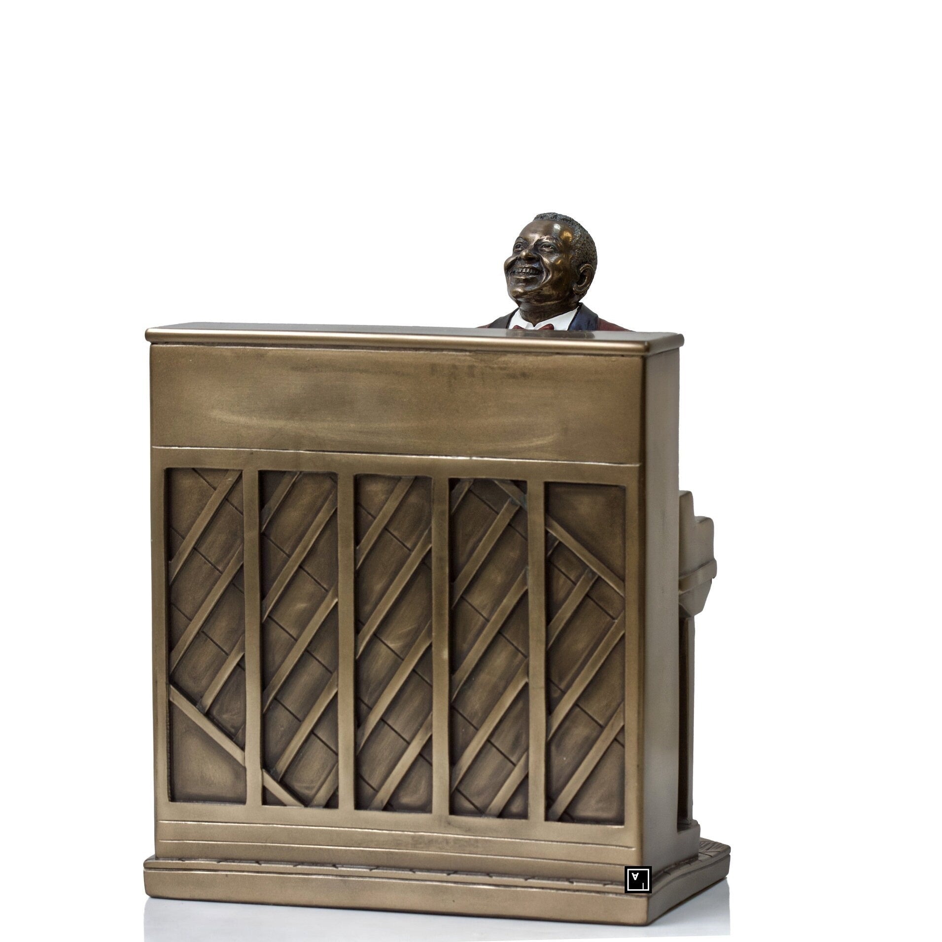 Musician Figurine. Jazz Band Pianist Statue.