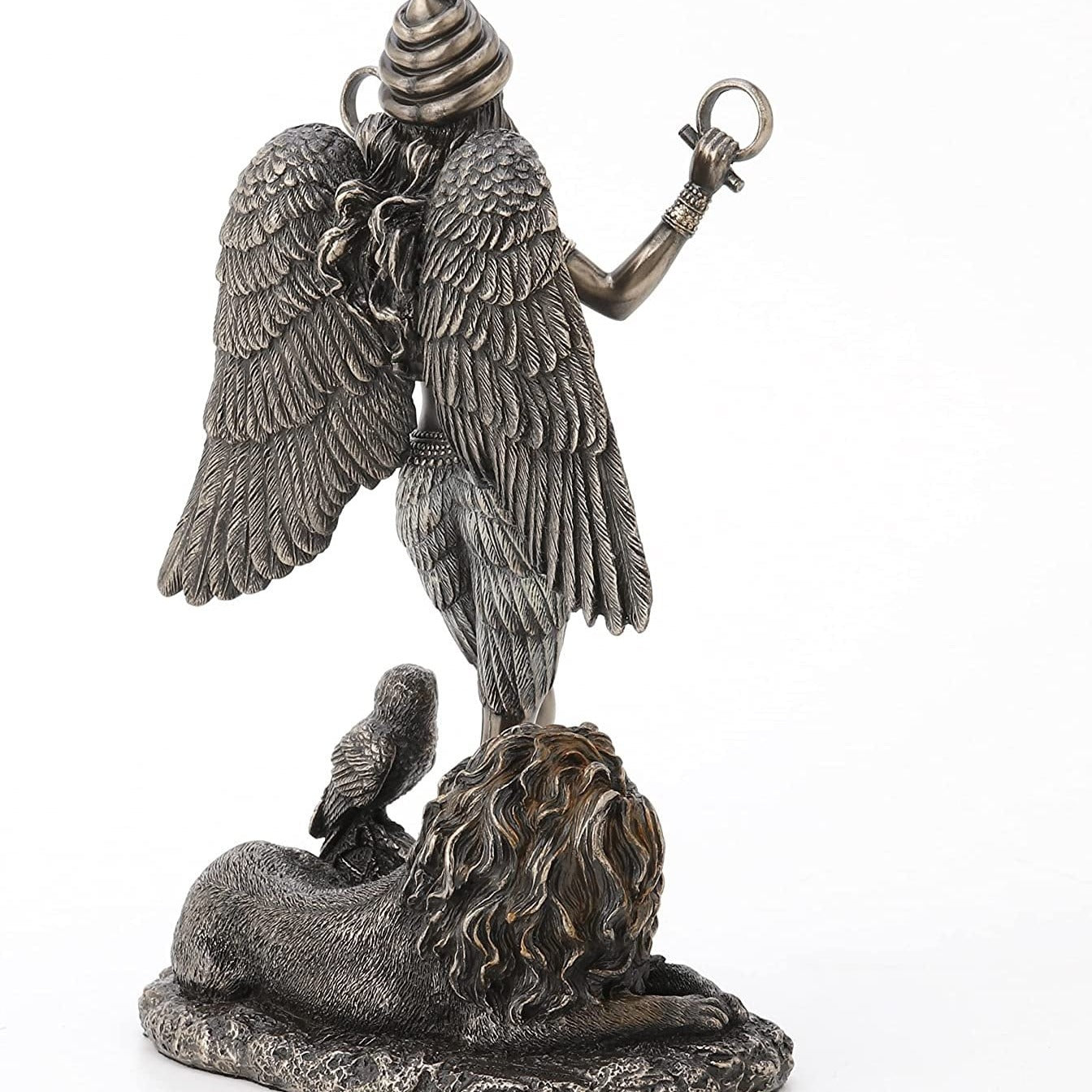 Ishtar Statue: Mesopotamian Goddess of Love and Power, Cold Cast Bronze