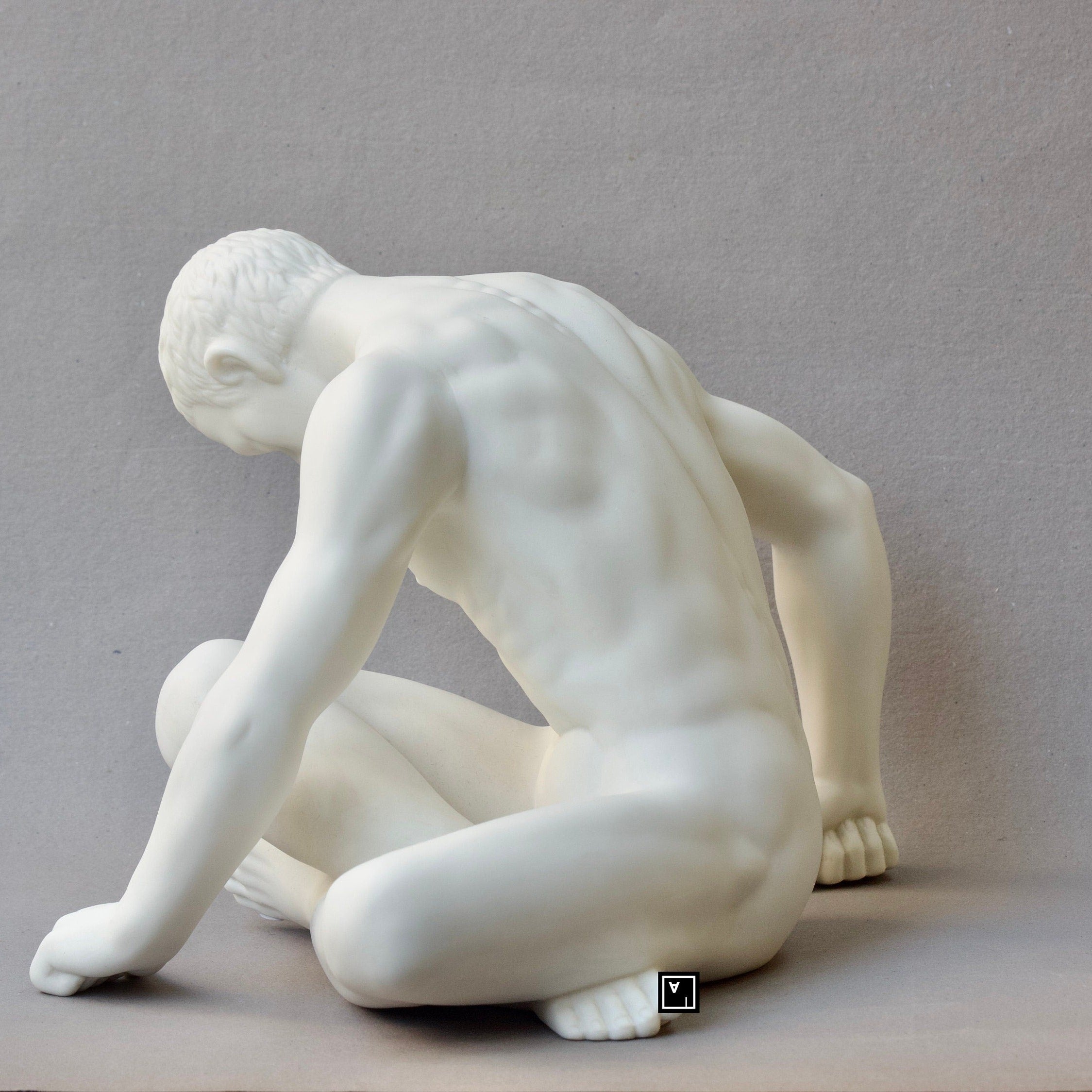 Male Nude Statue.Male Figurine