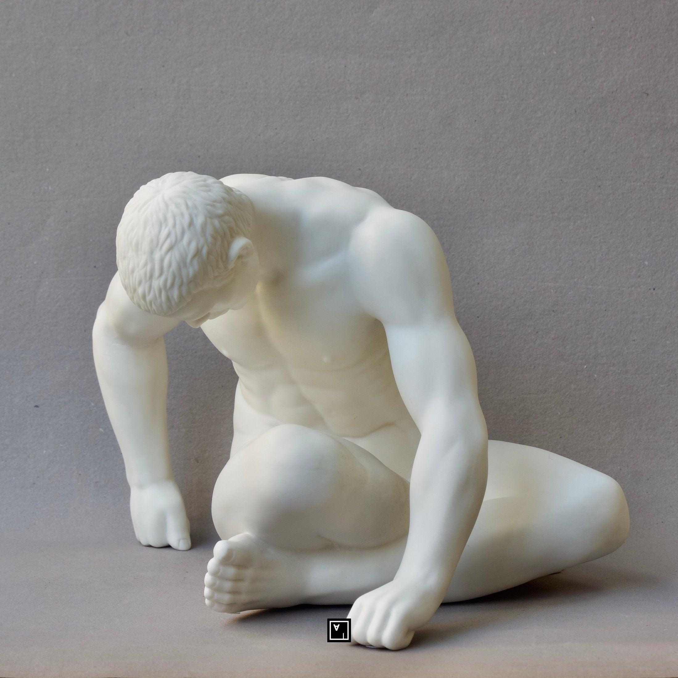 Male Nude Statue.Male Figurine
