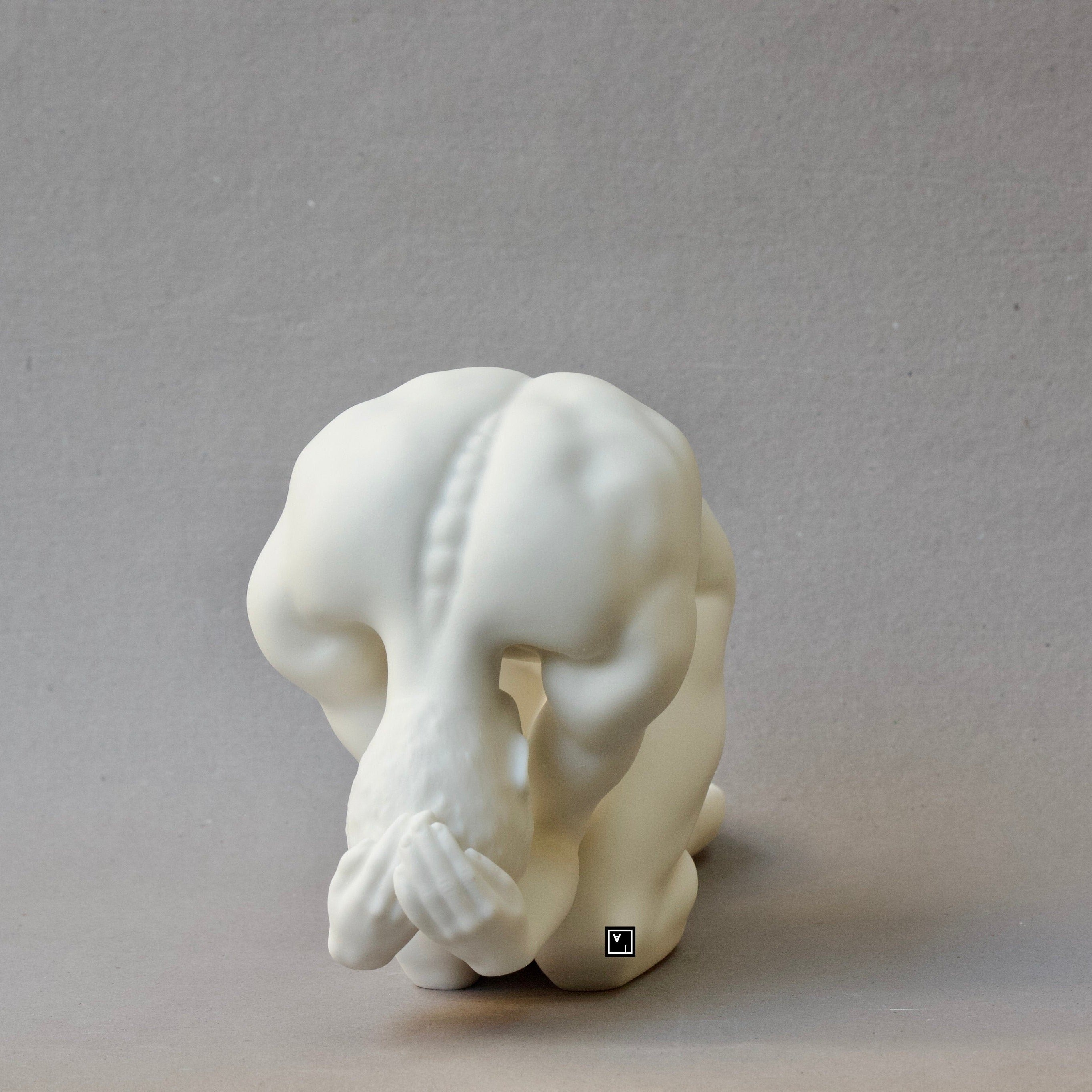 Nude Male Pose Sculpture