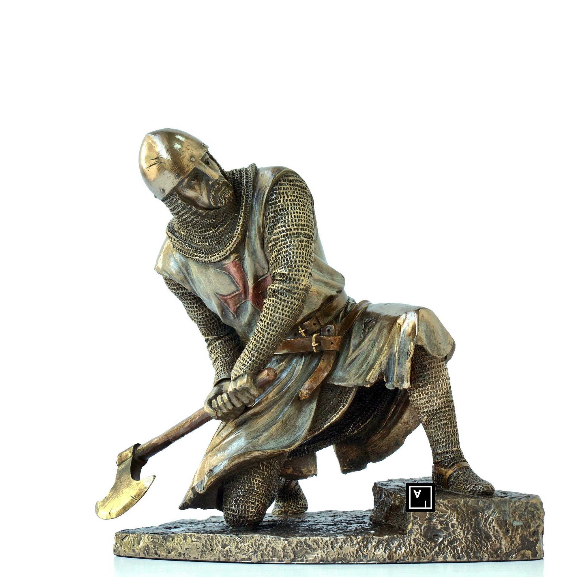 Medieval Cruaseders Knights Battle Statue (separable)