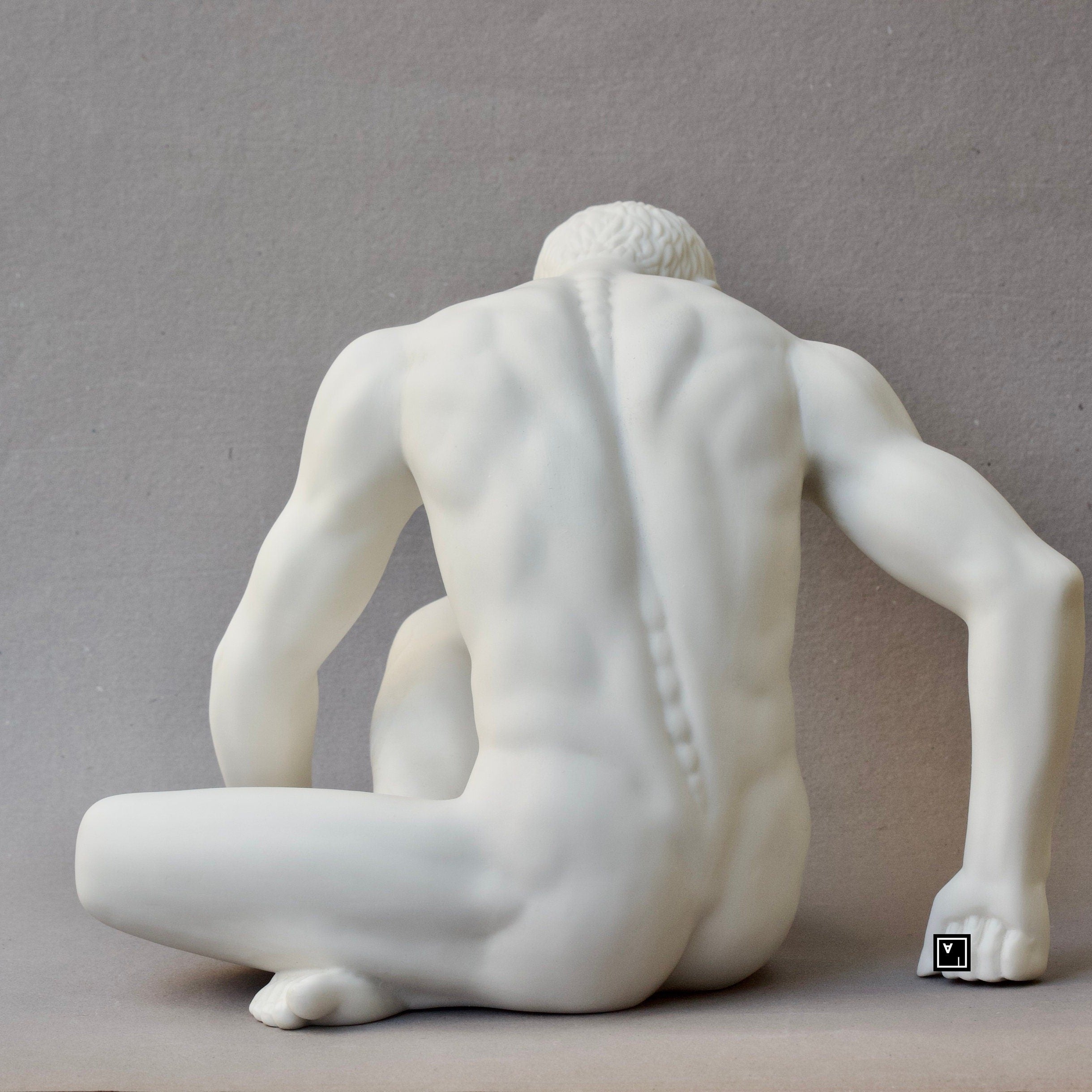 Male Nude Statue.Male Figurine