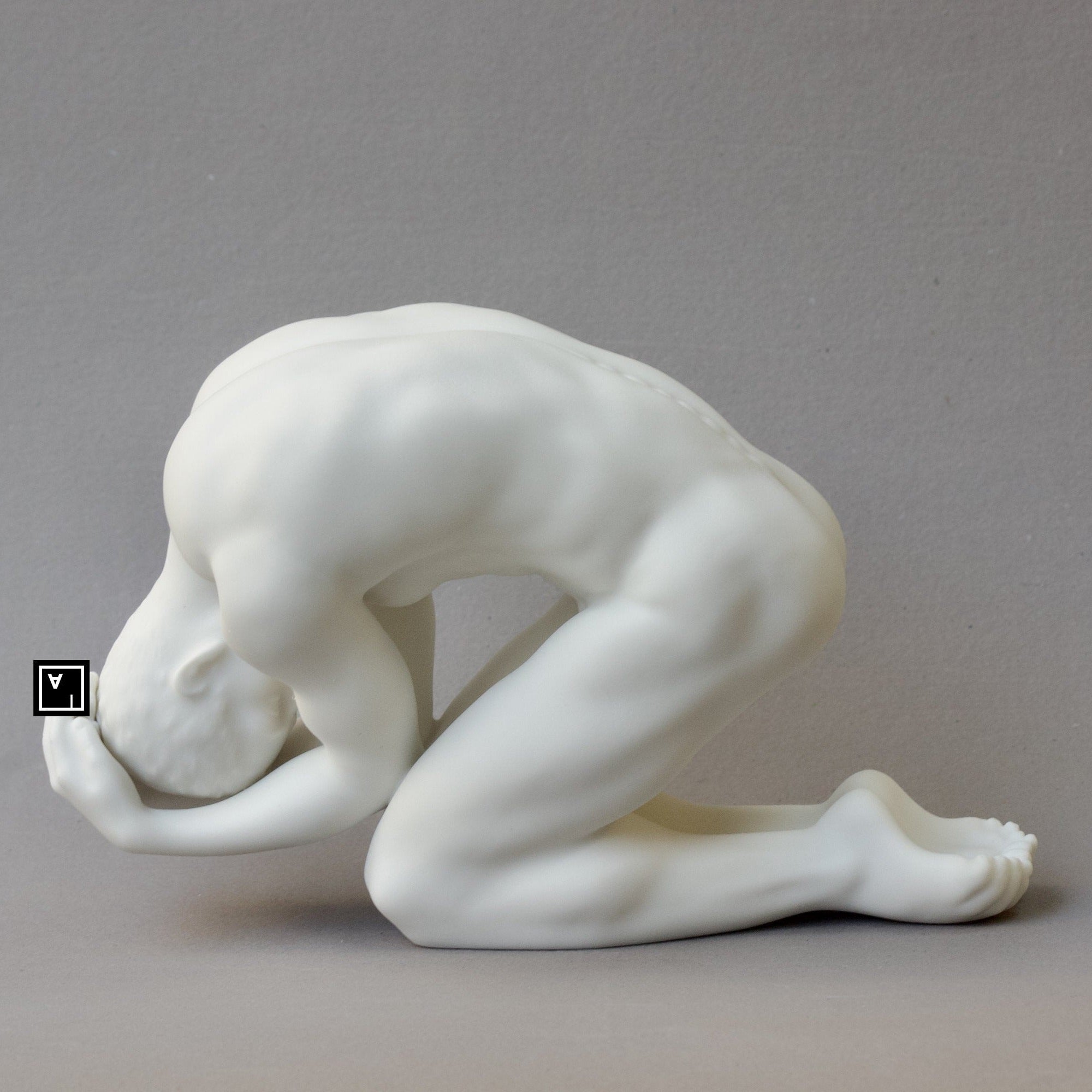 Nude Male Pose Sculpture