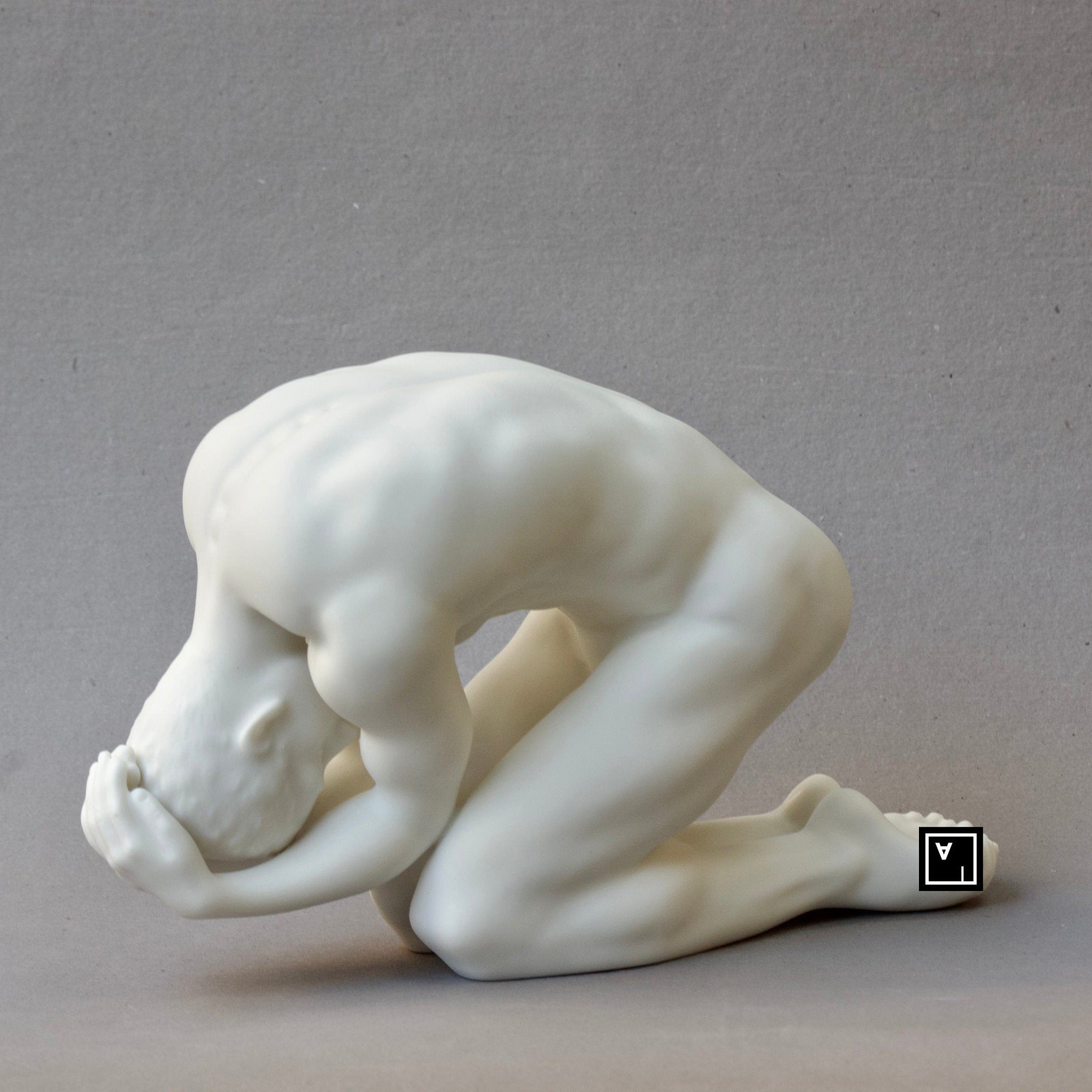 Nude Male Pose Sculpture