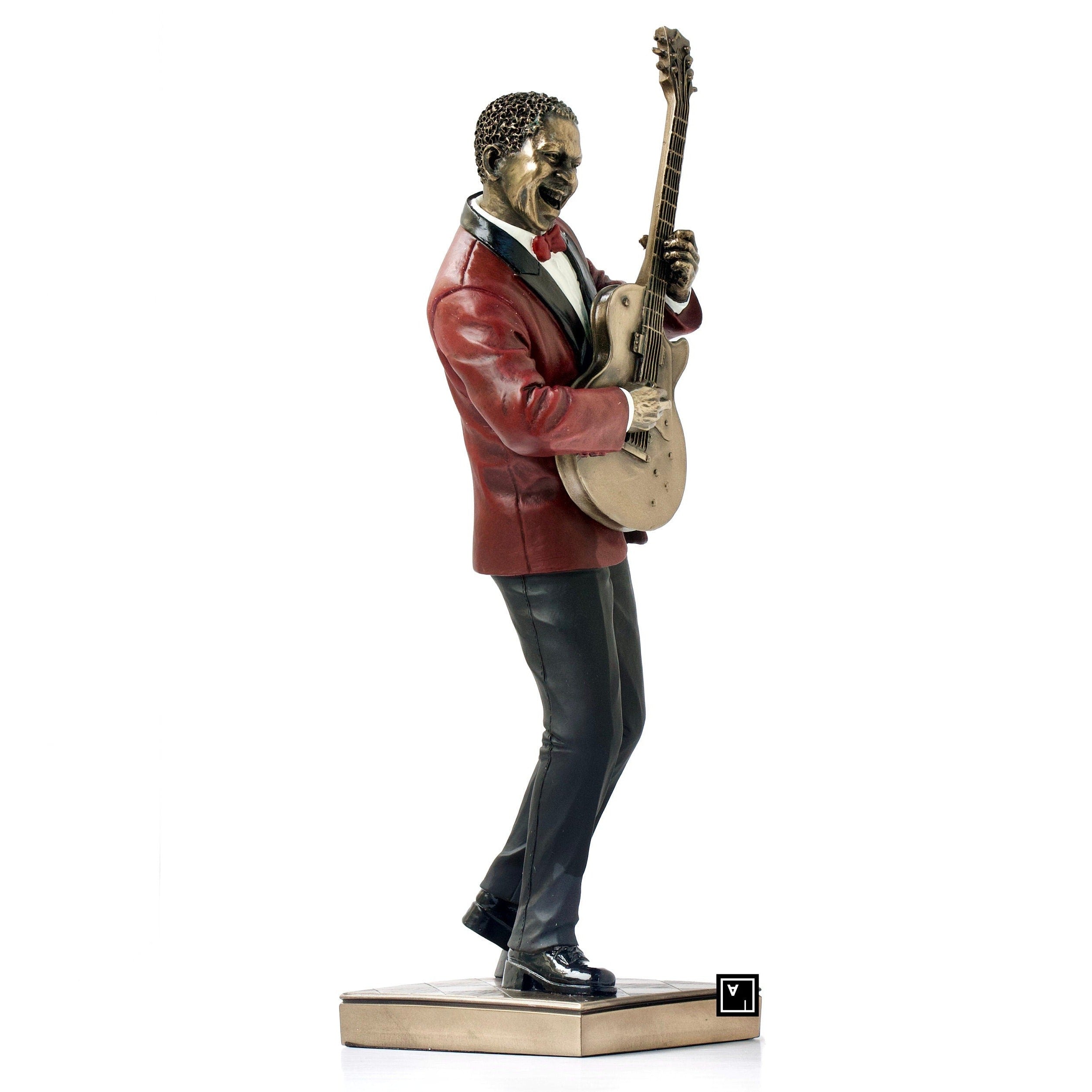12.59 Inches Jazz Guitarist Statue.