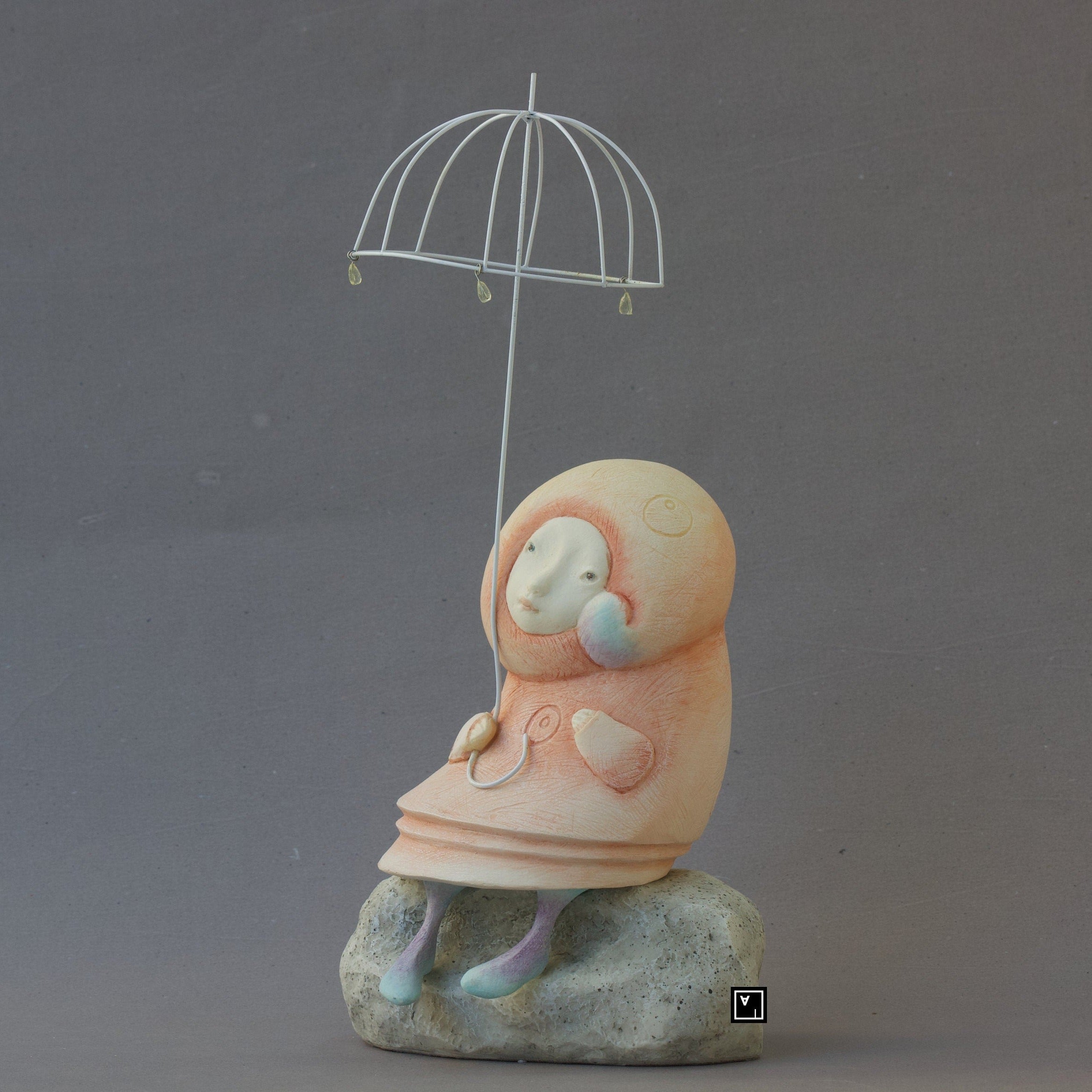 Ima Naroditskaya RAIN Doll Figurine: Child at Heart Resin Sculpture
