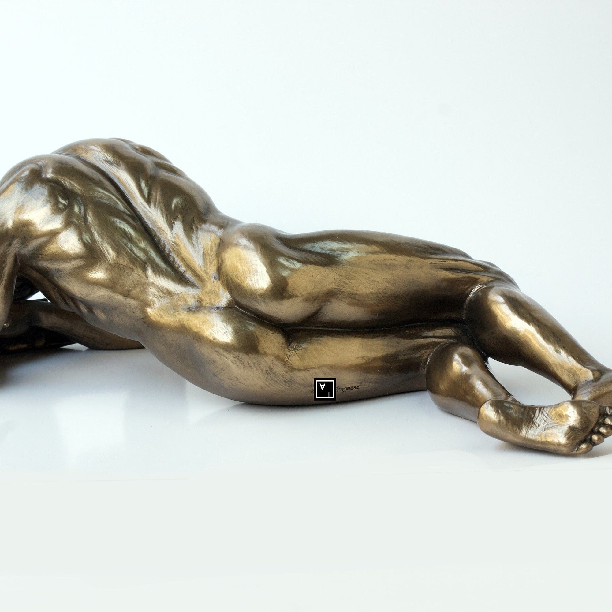 Nude Man Lying Prone Artistic Nudes Sculpture
