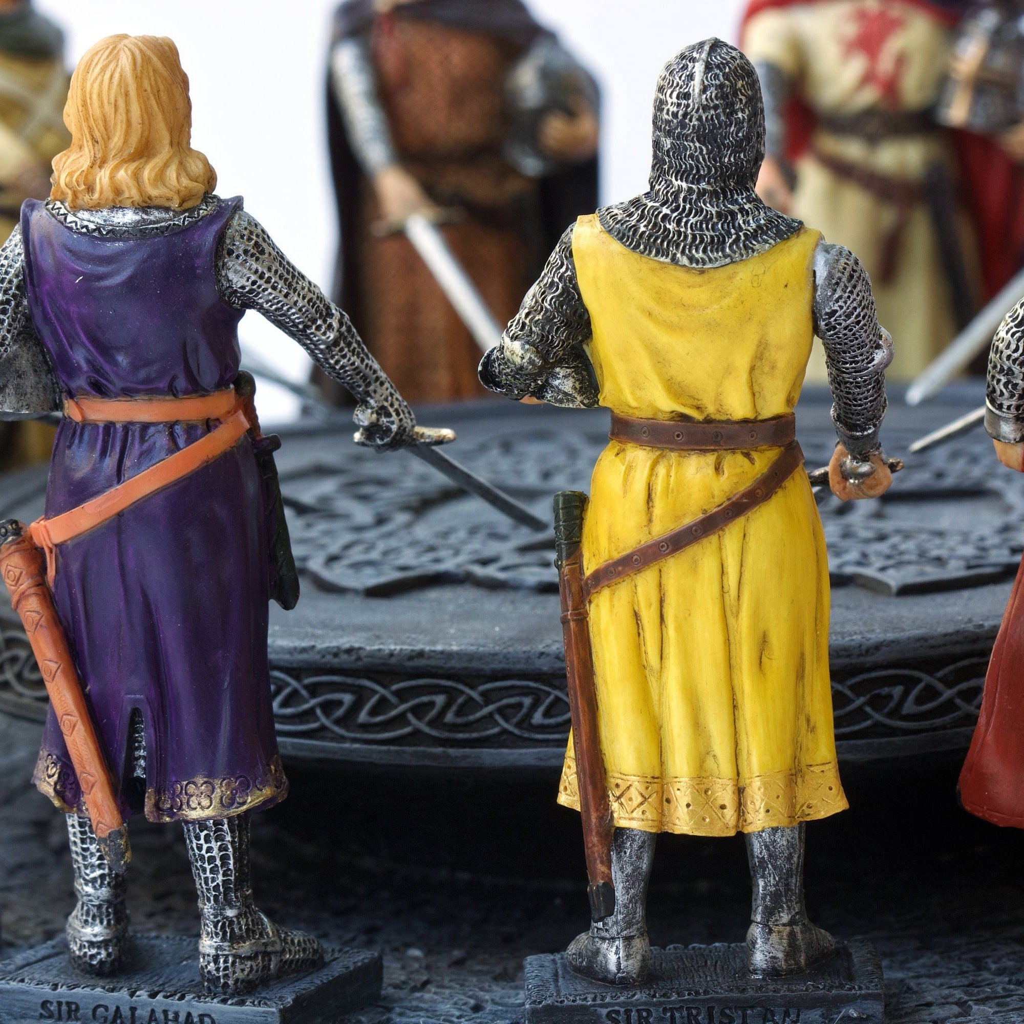 King Arthur with 12 Knights of the Round Table Statue