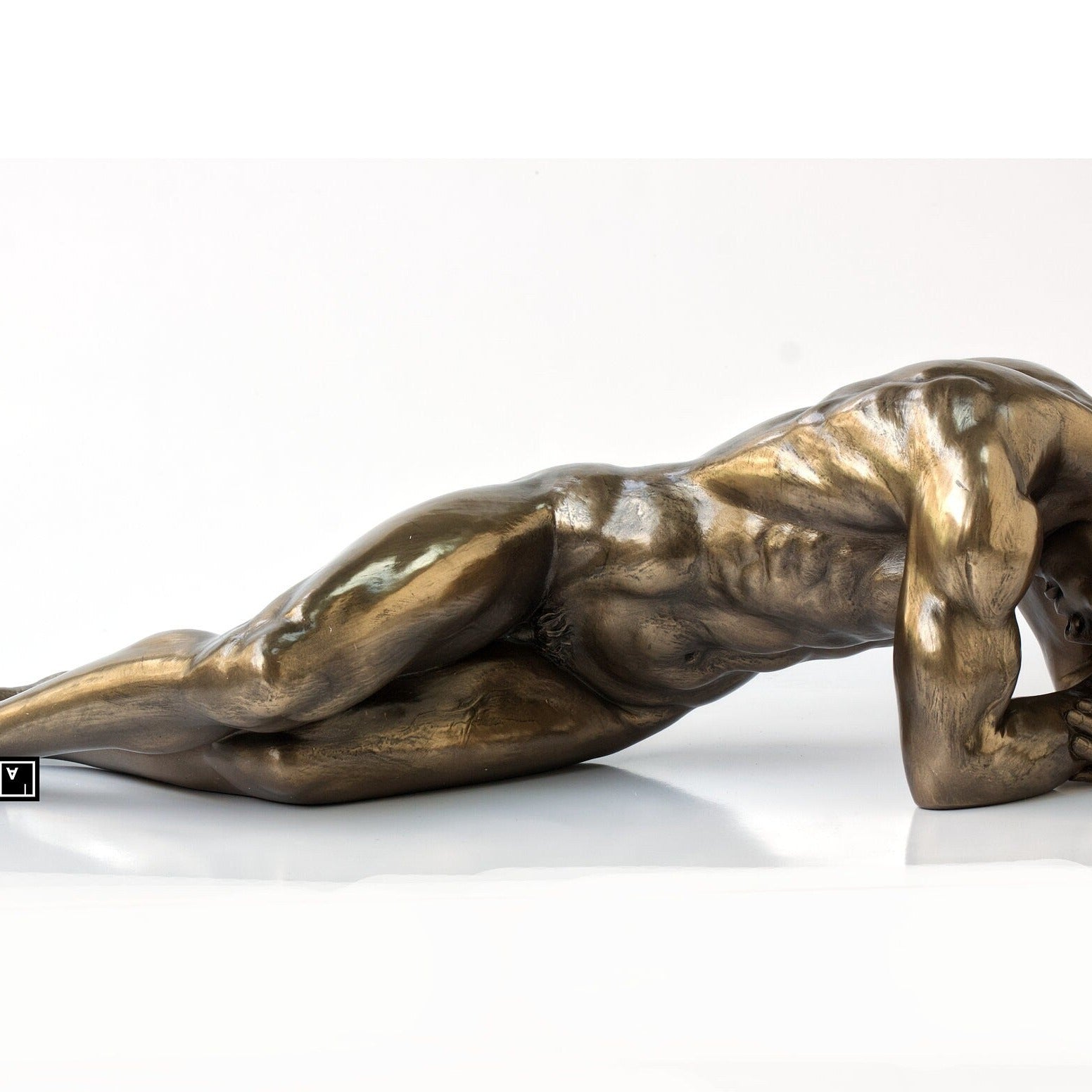 Nude Man Lying Prone Artistic Nudes Sculpture