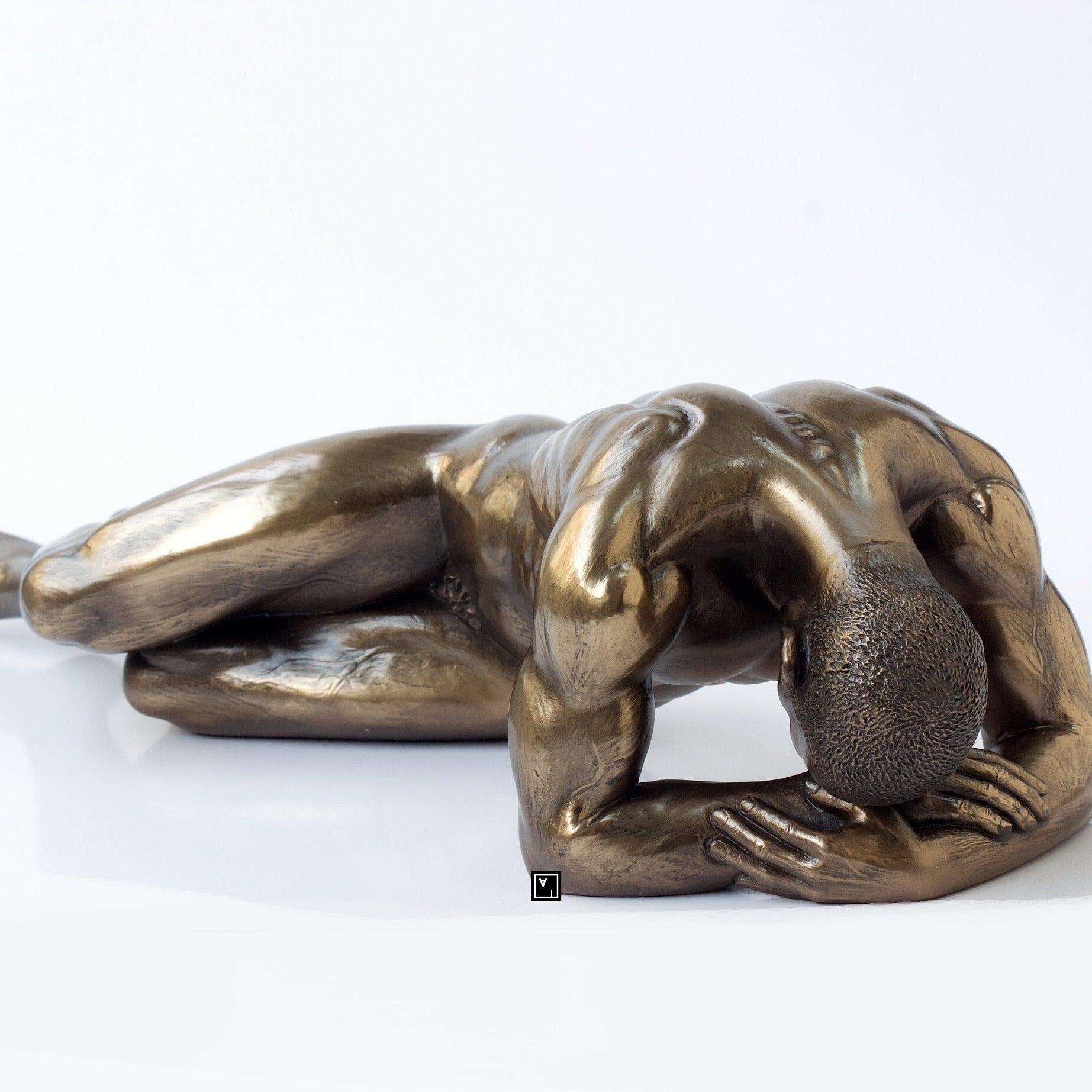 Nude Man Lying Prone Artistic Nudes Sculpture