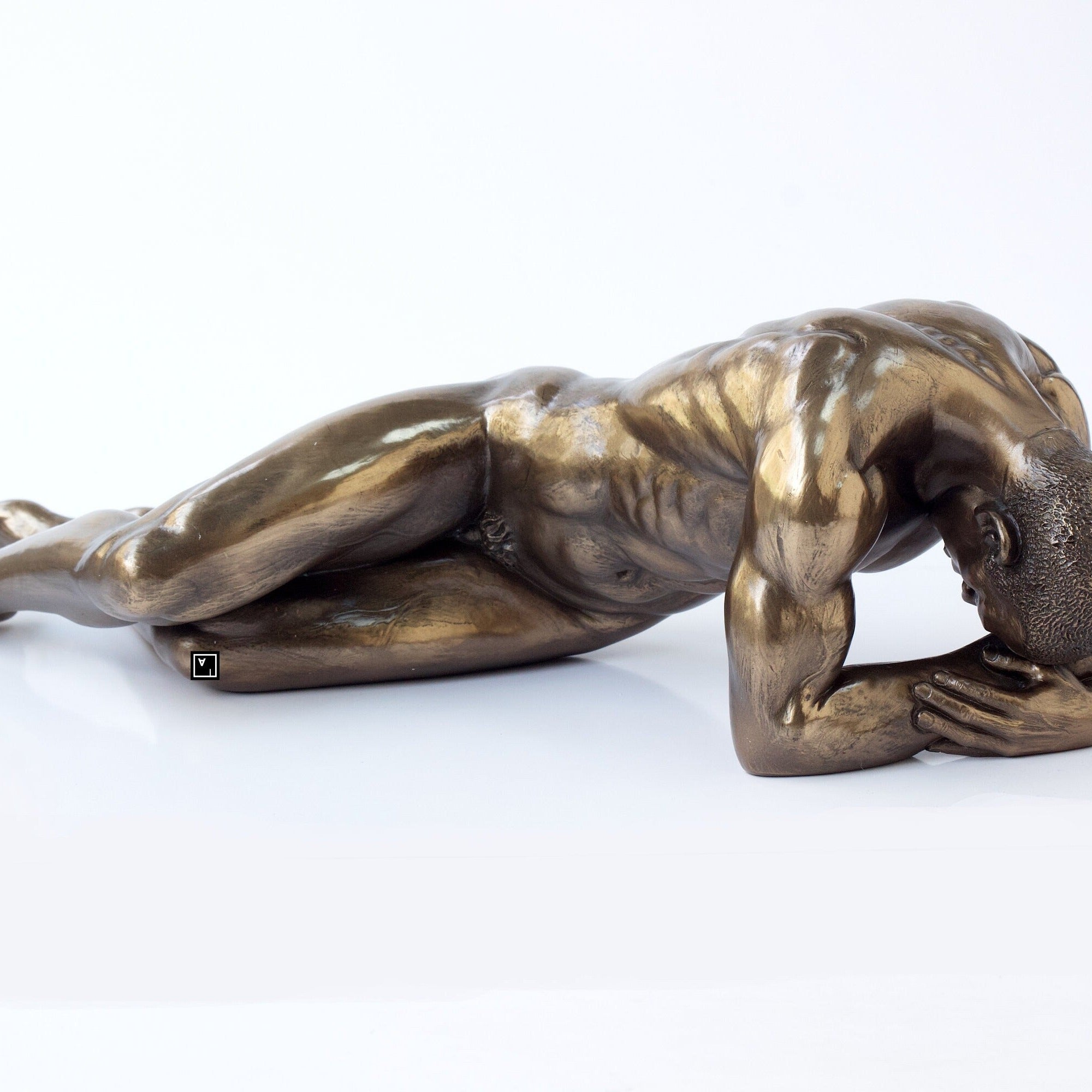 Nude Man Lying Prone Artistic Nudes Sculpture