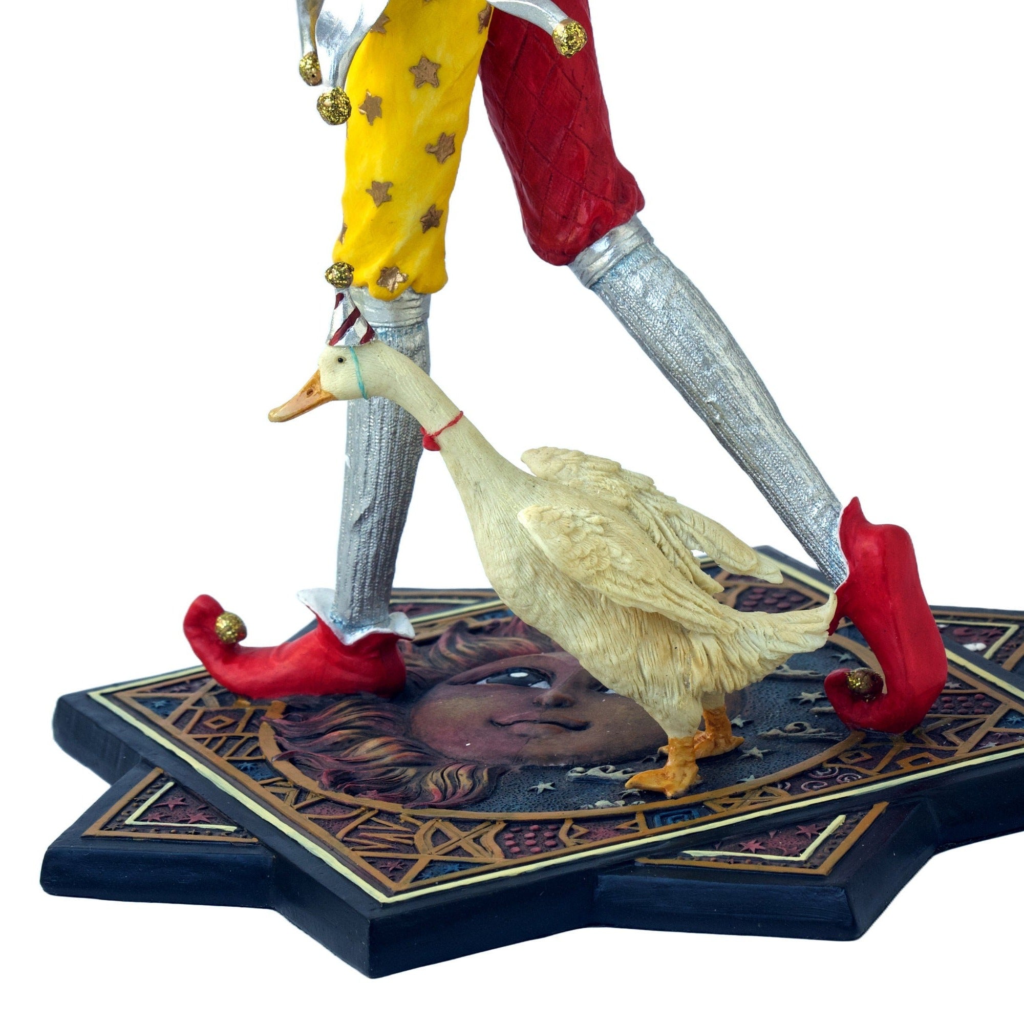 Jester Clown with Duck Figurine - Veronese Design