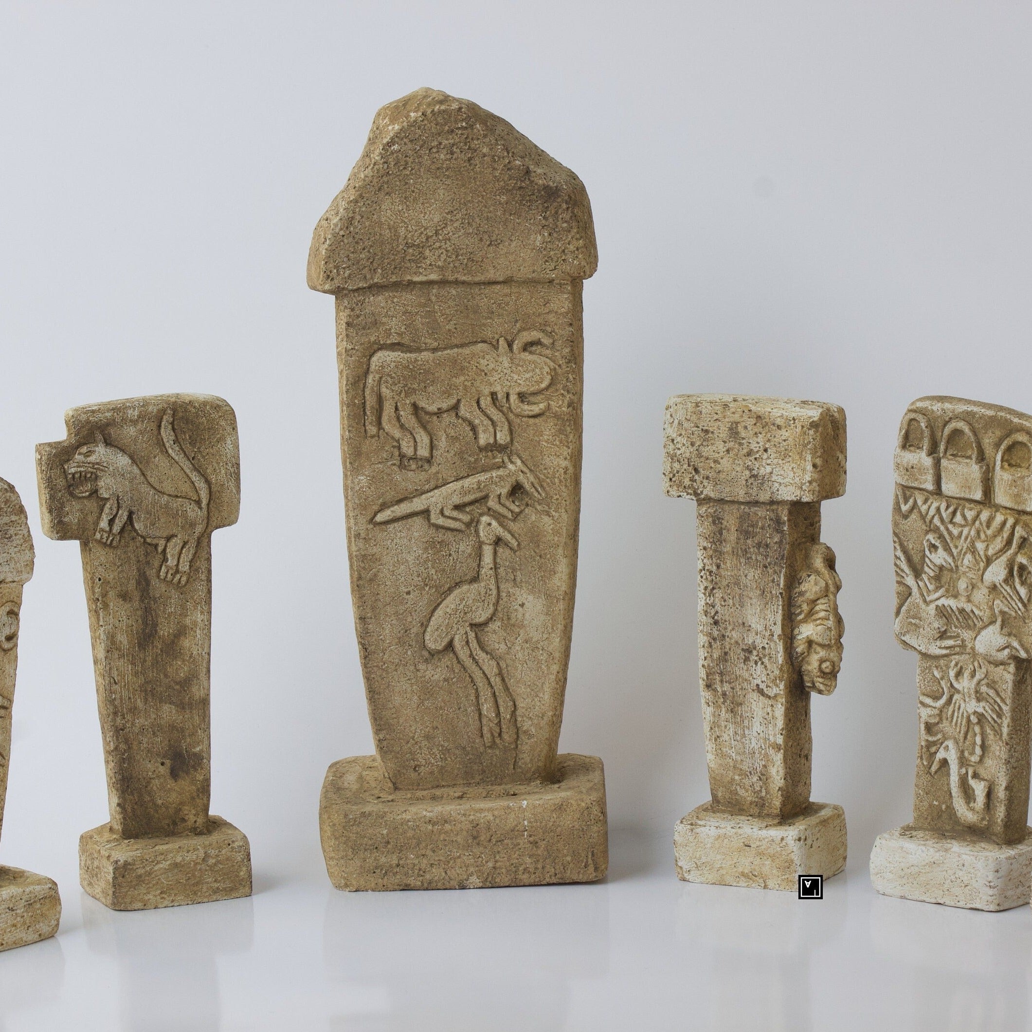 World's Oldest Temple Gobeklitepe Stones statue with Urfa Man carving from Limestone